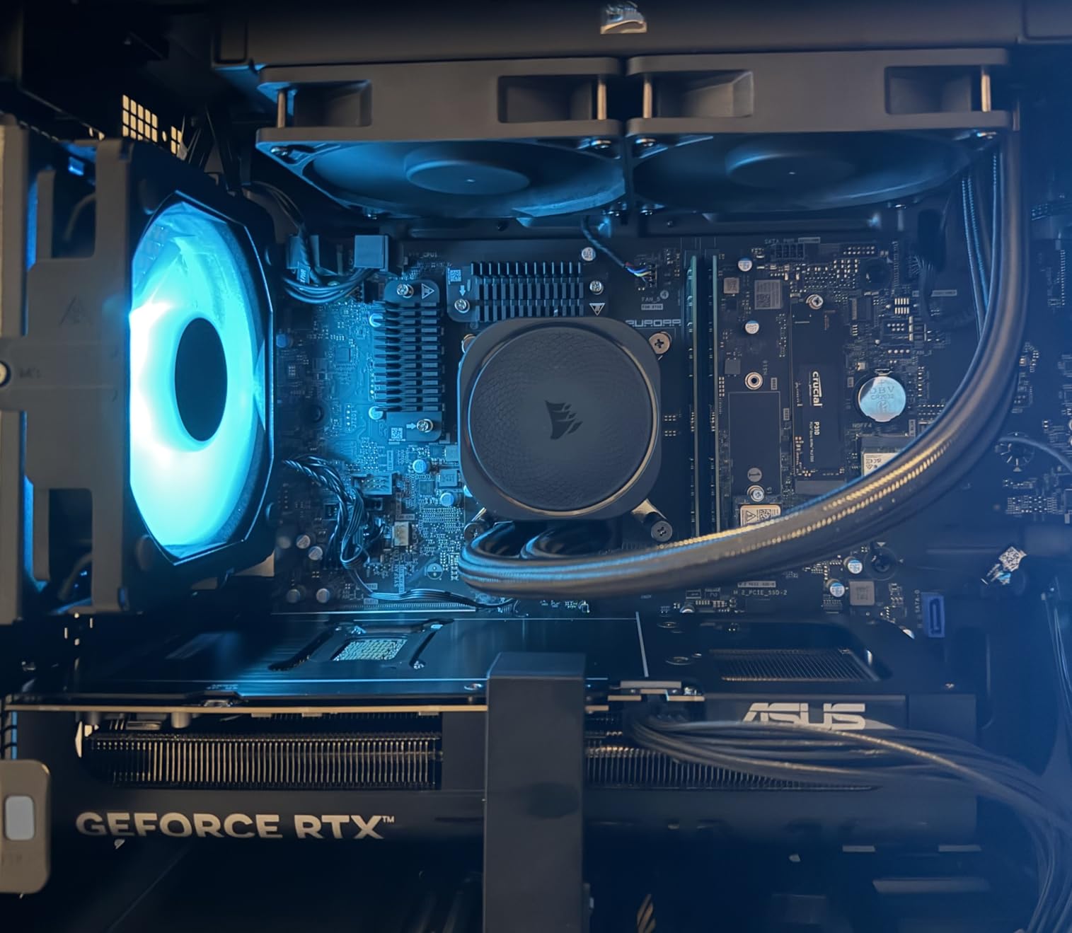 CORSAIR Nautilus 360 RS ARGB Liquid CPU Cooler – 360mm AIO – Low-Noise – Direct Motherboard Connection – Daisy-Chain – Intel LGA 1851/1700, AMD AM5/AM4 – 3X RS120 ARGB Fans Included – Black - Customer Photo 1