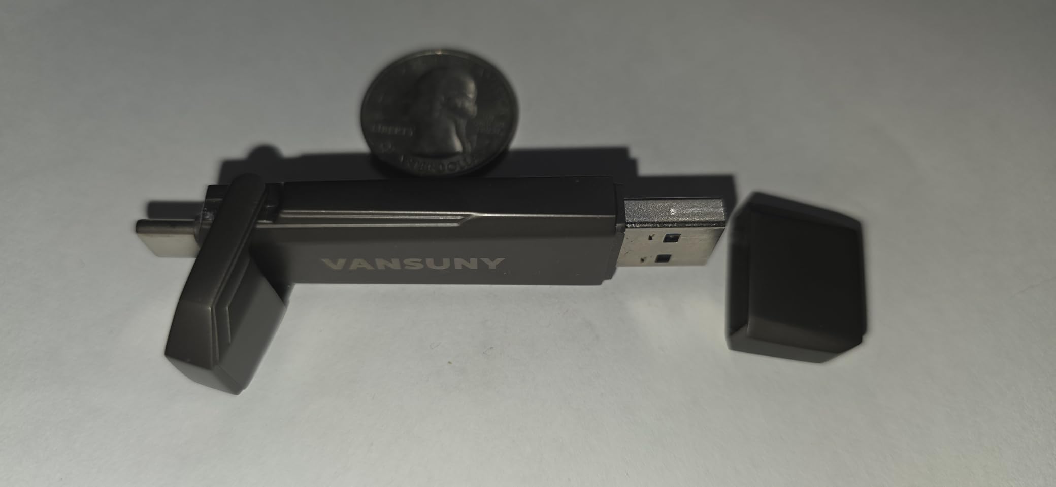 Vansuny 512GB Portable External SSD - USB 3.2 Gen 2 Dual A + C Solid State Drive Up to 1000MB/s for Android Phone, Tablet, Laptop, MacBook, PC - Customer Photo 1