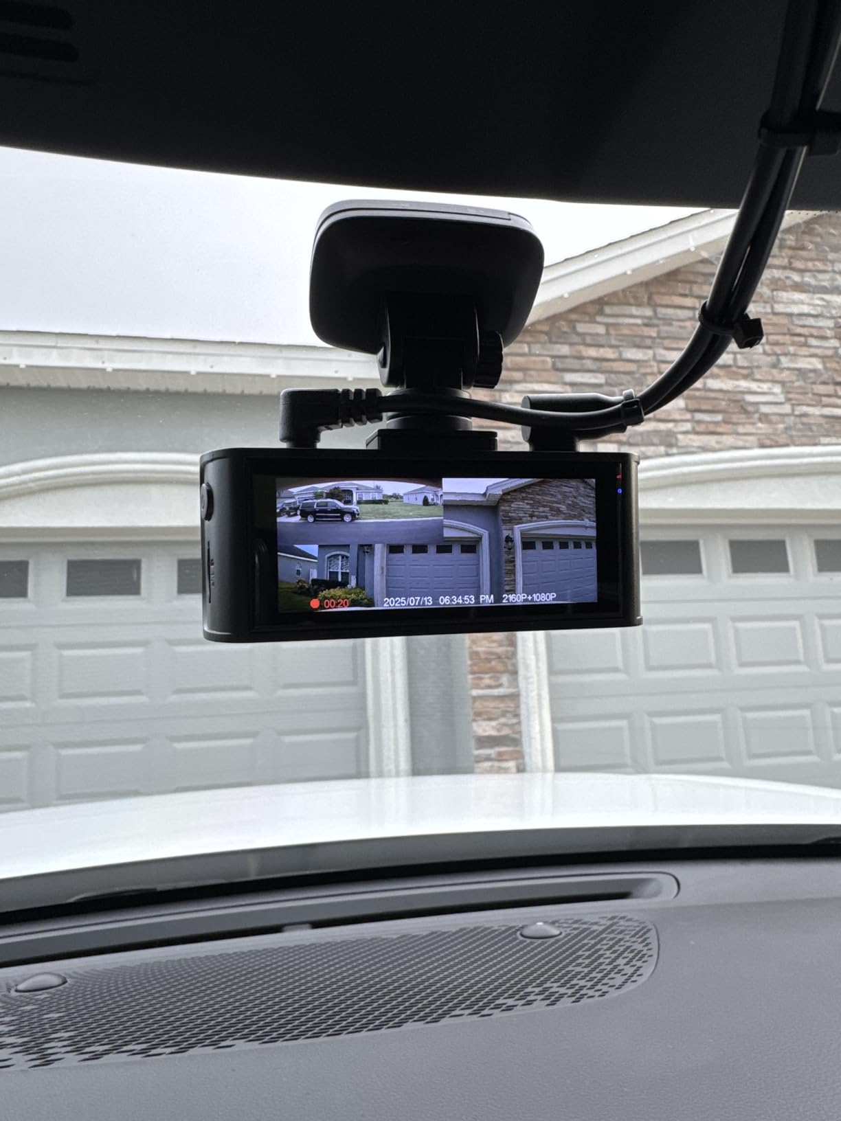 REDTIGER 4K Dash Cam Front and Rear, STARVIS 2 Sensor, 64GB Card Included, 4K/2.5K+1080P Dual Dash Camera for Cars Built-in WiFi GPS, 3.18 Inch IPS Screen, 170° Wide Angle, Parking Monitor (F7N Pro) - Customer Photo 2