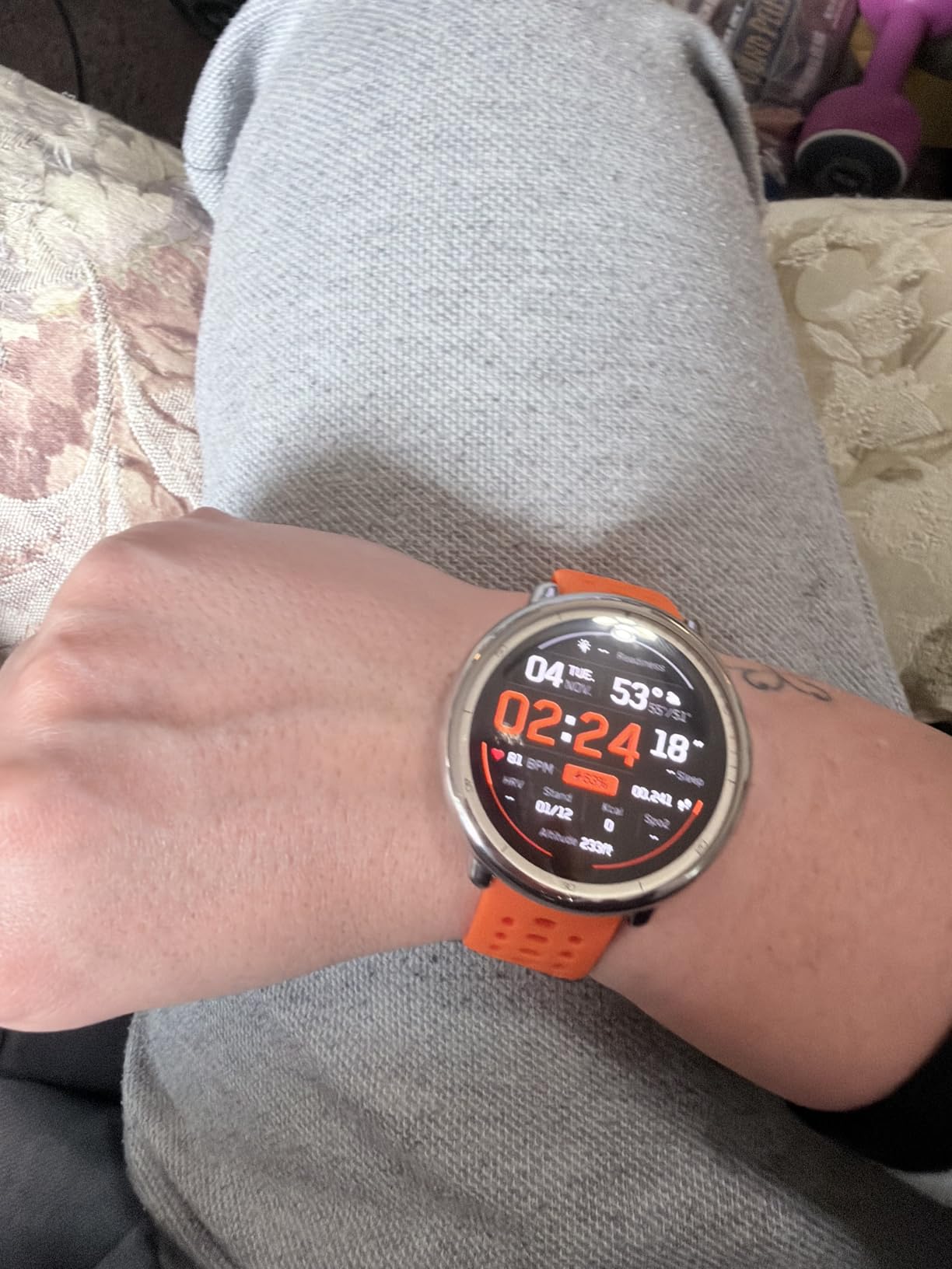 Active 2 Sport Smart Watch Fitness Tracker for Android and iPhone, 44mm, 10 Day Battery, Water Resistant, GPS Maps, Sleep Monitor, 160+ Workout Modes, 400 Face Styles, Silicone Strap, Free App customer photo 2