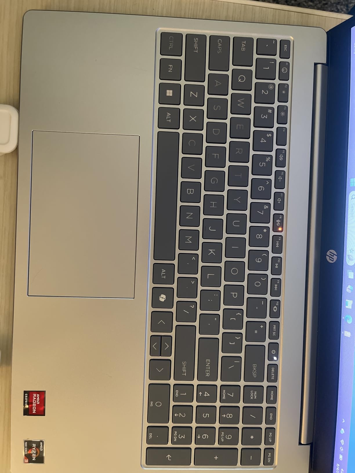 HP 15.6 inch Laptop, HD Touchscreen Display, AMD Ryzen 5 7520U, 8 GB RAM, 512 GB SSD, AMD Radeon Graphics, Windows 11 Home, Natural Silver, 15-fc0499nr Customer Review HP 15.6 inch Laptop, HD Touchscreen Display, AMD Ryzen 5 7520U, 8 GB RAM, 512 GB SSD, AMD Radeon Graphics, Windows 11 Home, Natural Silver, 15-fc0499nr - Customer Photo 5