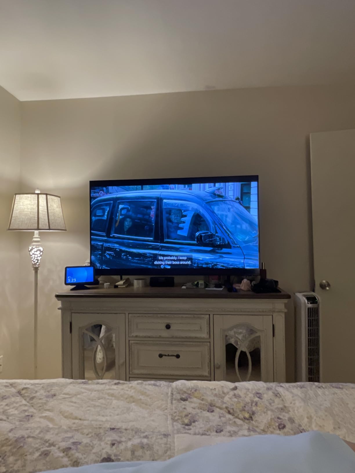 Samsung 55-Inch Class QLED Q7F Series Samsung Vision AI Smart TV (2025 Model, 55Q7F) Quantum HDR, Object Tracking Sound Lite, Q4 AI Gen1 Processor, 4K upscaling, Gaming Hub, Alexa Built-in - Customer Photo 1