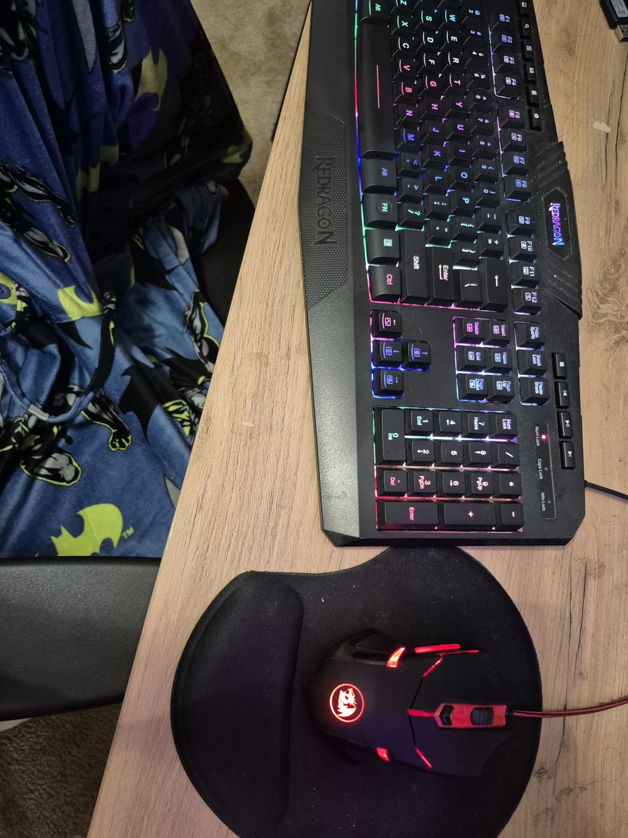 Redragon S101M-KS Gaming Keyboard and Mouse Wireless with Tri-Mode, RGB Keyboard and 4800 DPI Gaming Mouse, 10 Independent Multimedia Keys for Wins, PC, Computer, Wireless S101 Ideal for Gamer - Customer Photo 1