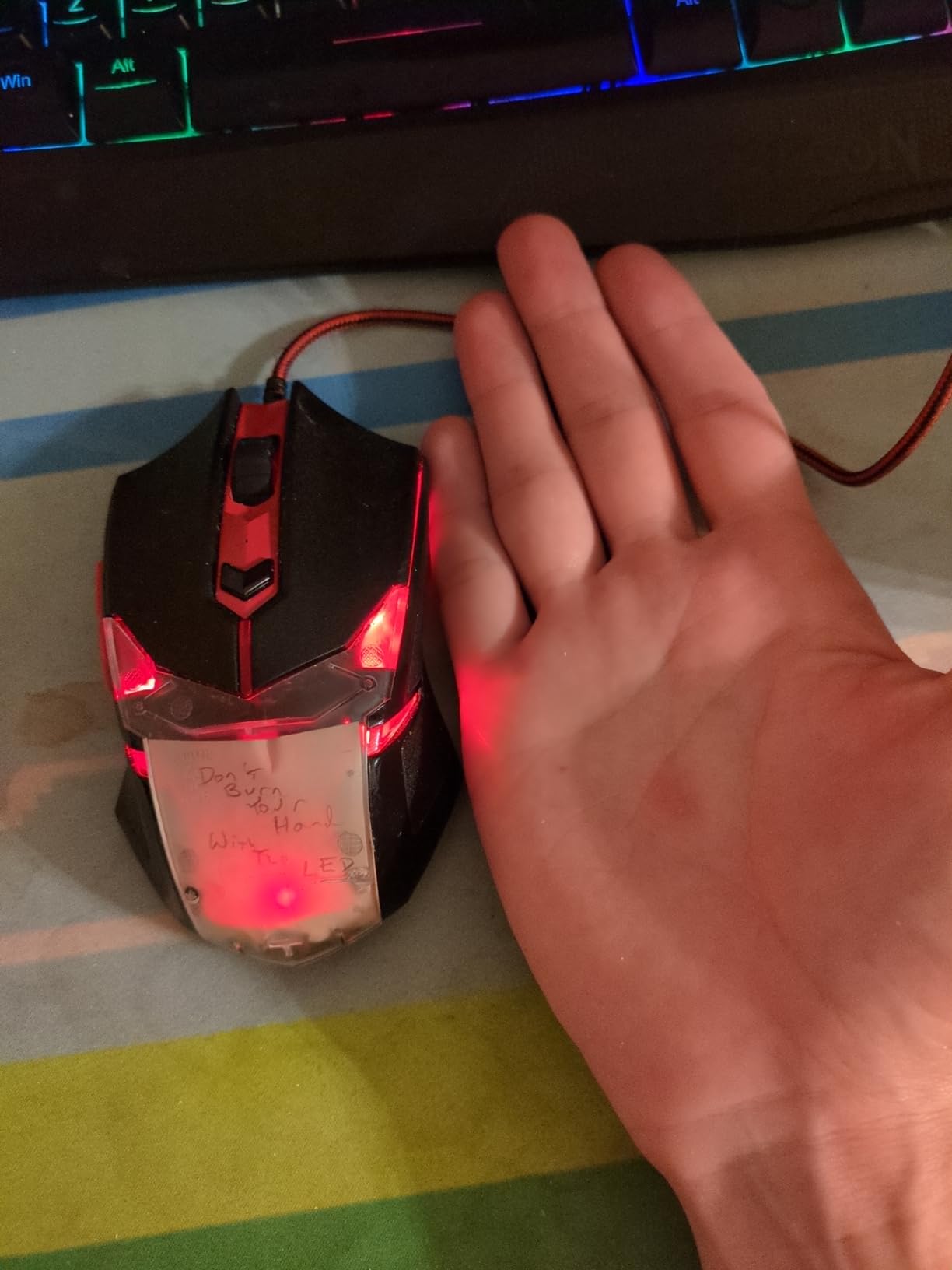 Redragon S101M-KS Gaming Keyboard and Mouse Wireless with Tri-Mode, RGB Keyboard and 4800 DPI Gaming Mouse, 10 Independent Multimedia Keys for Wins, PC, Computer, Wireless S101 Ideal for Gamer - Customer Photo 2
