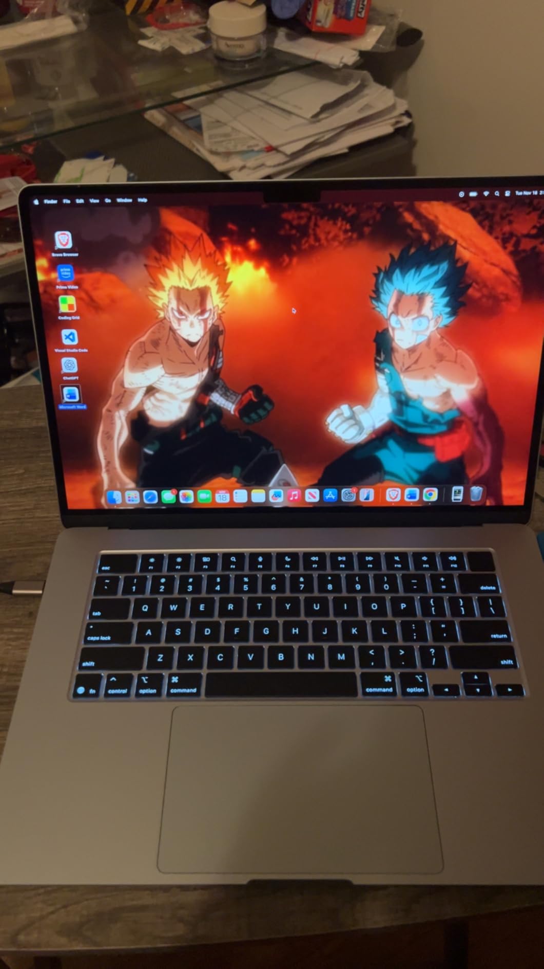 Apple 2025 MacBook Air 15-inch Laptop with M4 chip: Built for Apple Intelligence, 15.3-inch Liquid Retina Display, 16GB Unified Memory, 256GB SSD Storage, 12MP Center Stage Camera, Touch ID; Midnight customer photo 1