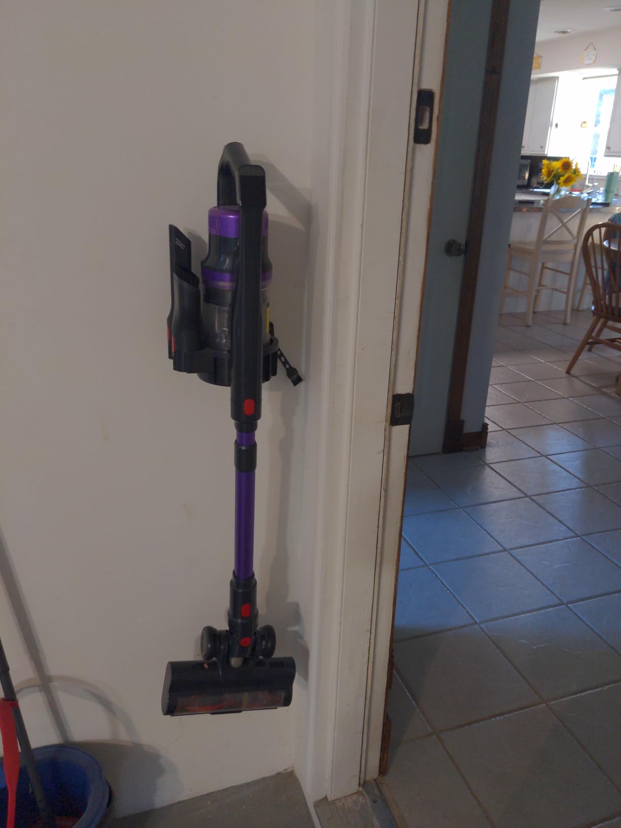 Powerffy Cordless Vacuum Cleaner, 550W 45KPA 60Mins Vacuum Cleaners for Home, Anti-tangle Stick Vacuum with Rechargeable Battery, Build-in Aromatherapy, Handheld Vacuum Cleaner for Pet Hair/Carpets/Hard Floors - Customer Photo 5