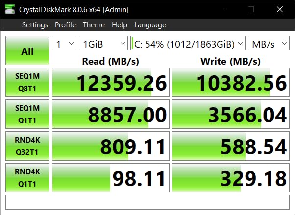 Lexar 1TB NM1090 PRO PCIe Gen5 NVMe M.2 2280 Internal SSD, Up to 14,000 MB/s Read, Advance Thermal Control, DirectStorage Enabled, Ideal for AI Computing, Gaming, Content Creation (LNM109P001T-RNNNU) - Customer Photo 5