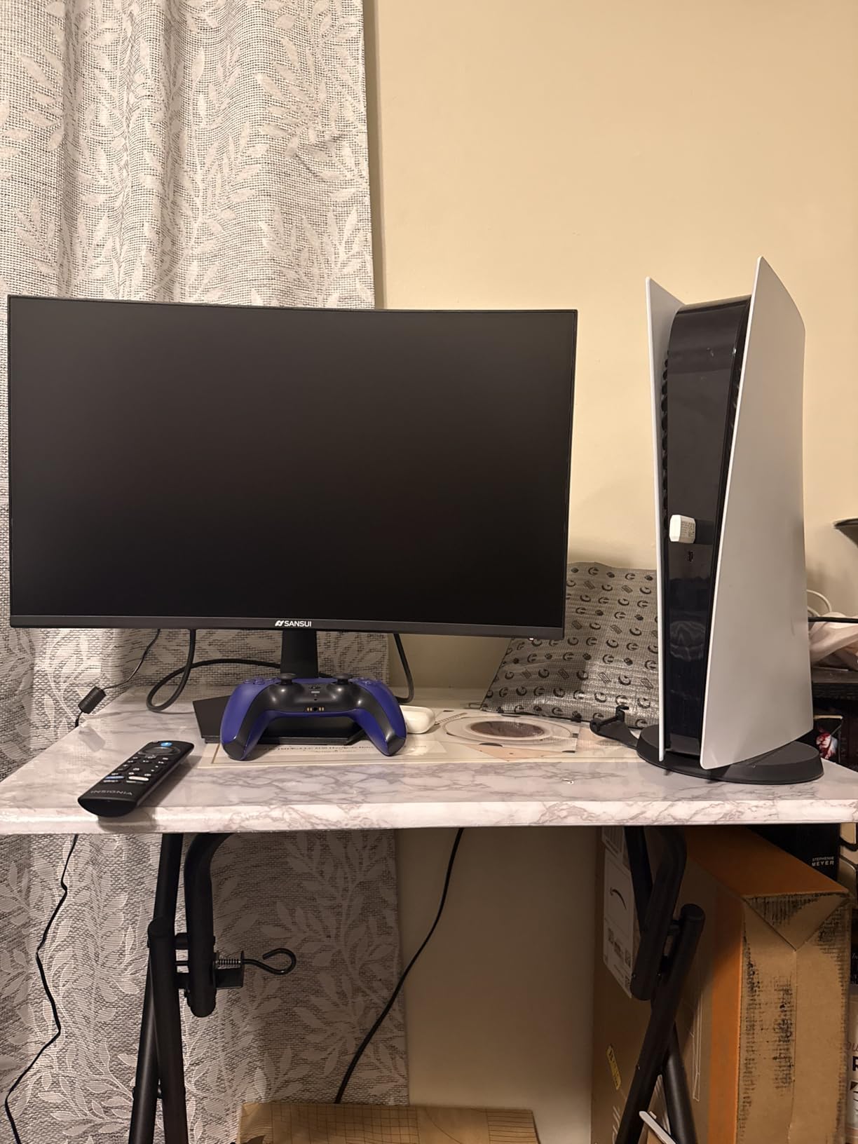 SANSUI 27 Inch Curved 160Hz Gaming Monitor, 1500R Curved Computer Gaming Monitor FHD 1080P, 4000:1, 110% sRGB, FPS/RTS, 1Ms MPRT|FreeSync|HDR|Low Blue Light|HDMI DP| VESA Support, HDMI Cable Incl. Customer Review SANSUI 27 Inch Curved 160Hz Gaming Monitor, 1500R Curved Computer Gaming Monitor FHD 1080P, 4000:1, 110% sRGB, FPS/RTS, 1Ms MPRT|FreeSync|HDR|Low Blue Light|HDMI DP| VESA Support, HDMI Cable Incl. - Customer Photo 5