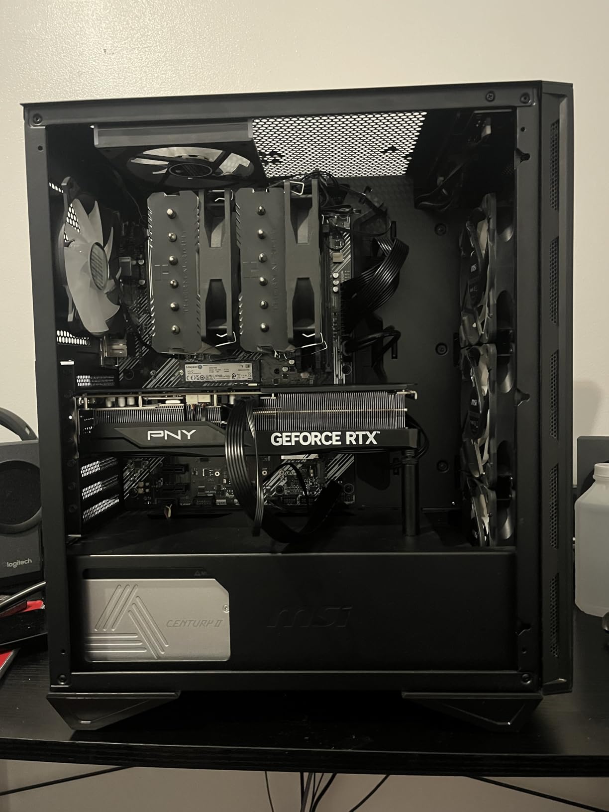 MONTECH Century II - 850W High-End ATX Gaming Power Supply - 80 Plus Gold & Cybenetics Platinum - Fully Modular - ATX 3.1 & PCIe 5.1 Ready with 12V-2x6 Cable - 10 Years Warranty Customer Review MONTECH Century II - 850W High-End ATX Gaming Power Supply - 80 Plus Gold & Cybenetics Platinum - Fully Modular - ATX 3.1 & PCIe 5.1 Ready with 12V-2x6 Cable - 10 Years Warranty - Customer Photo 5