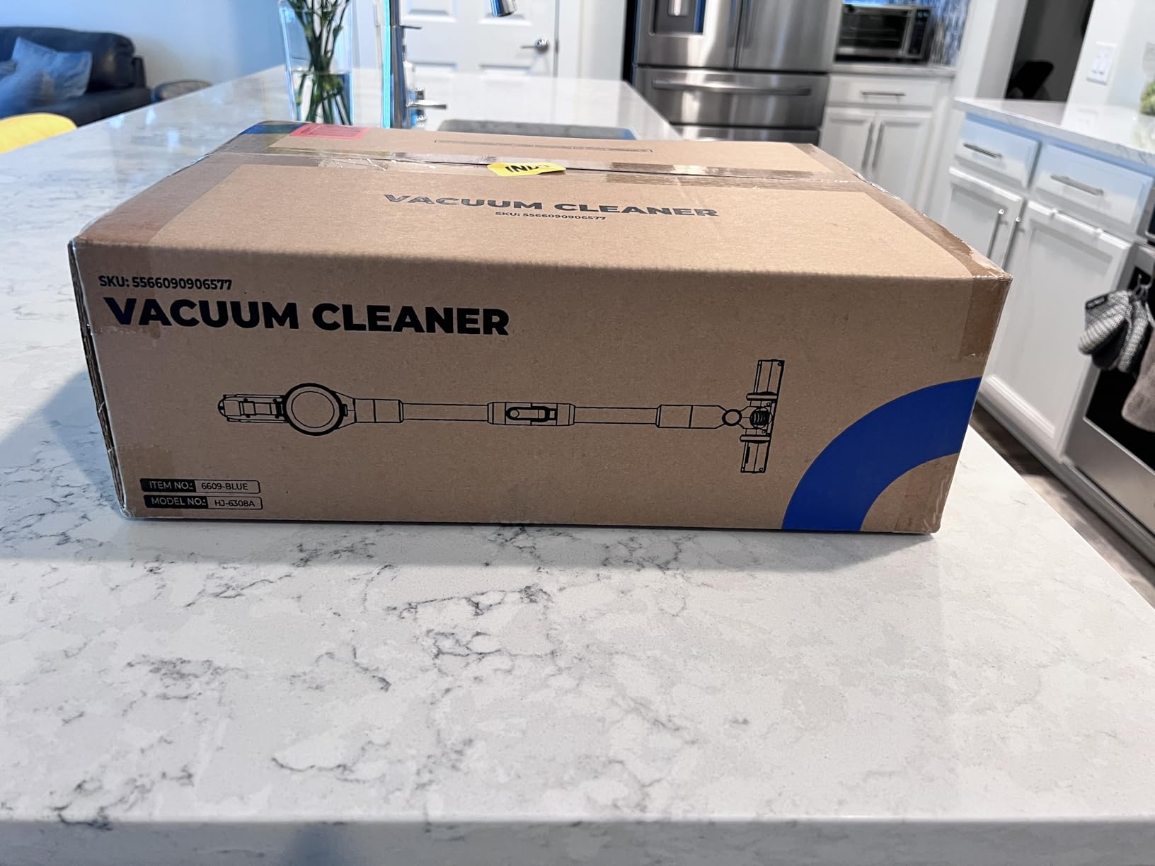 Cordless Vacuum Cleaners for Home, Bendable Wand, Powerful Suction, Rechargeable Stick Vacuum, 40Min Runtime, Lightweight, Handheld Vacuum for Hardwood Floor Carpet Tile Pet Hair, Blue - Customer Photo 2