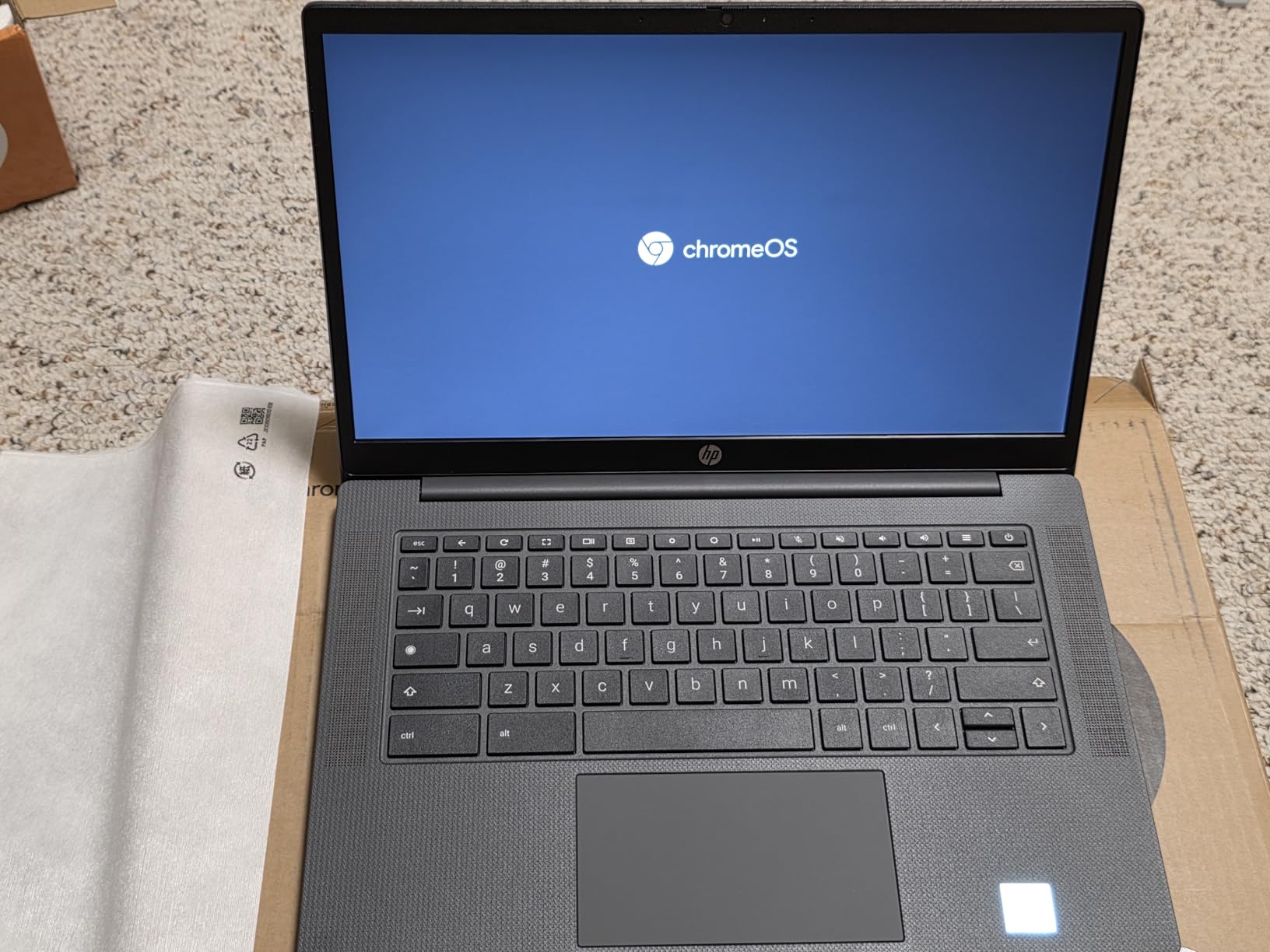 HP Chromebook 14 inch Laptop, HD Display, Intel Processor N100, 8 GB RAM, 128 GB UFS, Intel UHD Graphics, Chrome OS, Chalkboard Gray, 14a-nf0099nr Customer Review HP Chromebook 14 inch Laptop, HD Display, Intel Processor N100, 8 GB RAM, 128 GB UFS, Intel UHD Graphics, Chrome OS, Chalkboard Gray, 14a-nf0099nr - Customer Photo 2