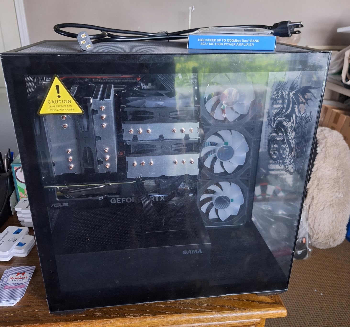 The Horizon Autherium I9 RTX Gaming PC || Core I9 Unlocked CPU || RTX 5070 OC 12GB || 64GB RAM || 5TB Storage || 1.2GB/s WiFi, VR and Gaming Ready || Windows 11 PRO Customer Review The Horizon Autherium I9 RTX Gaming PC || Core I9 Unlocked CPU || RTX 5070 OC 12GB || 64GB RAM || 5TB Storage || 1.2GB/s WiFi, VR and Gaming Ready || Windows 11 PRO - Customer Photo 2