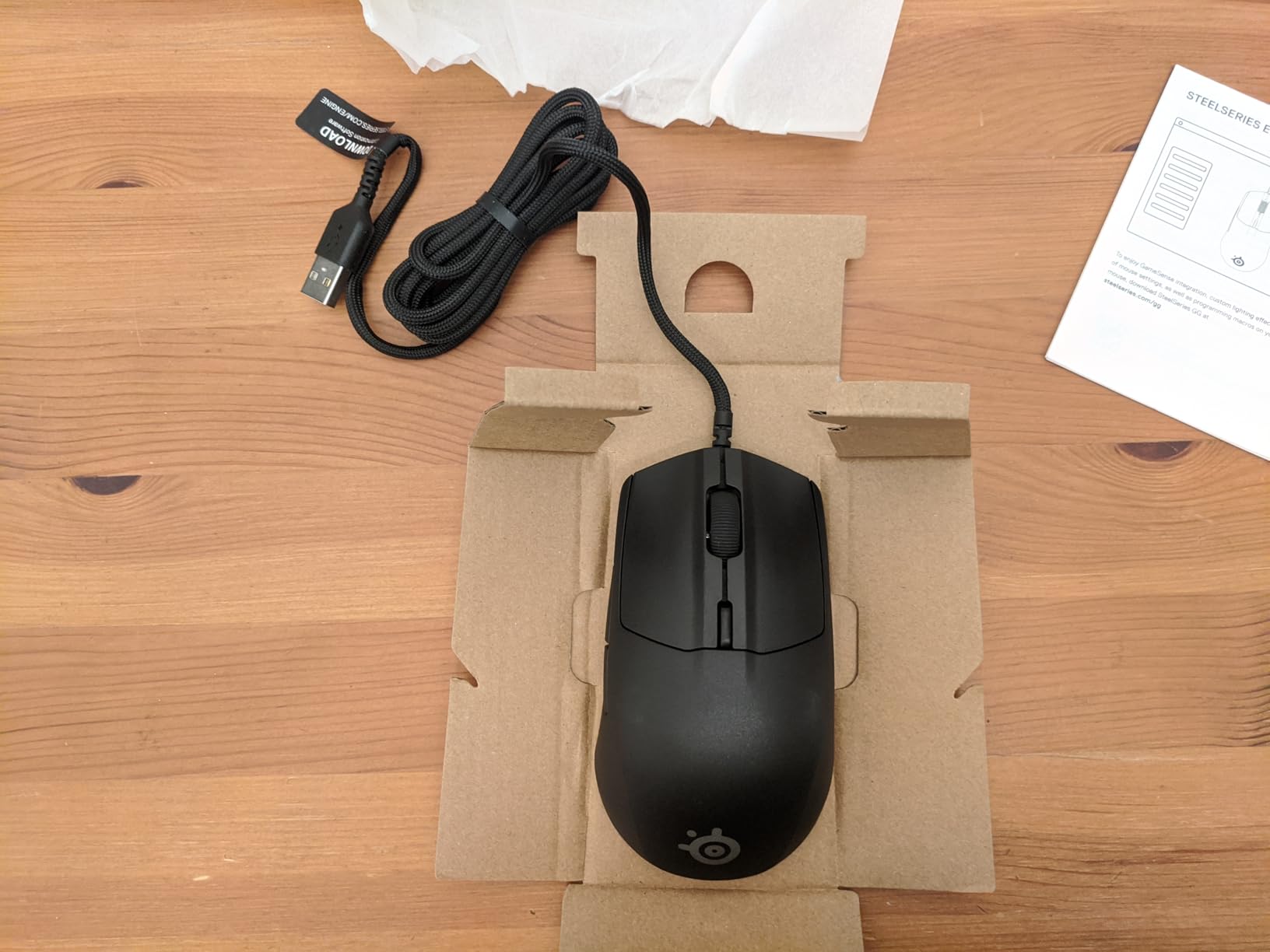 SteelSeries Rival 3 Gen 2 Gaming Mouse - 8500 DPI TrueMove Core Optical Sensor - 60 Million Click Durability - Low Latency - 77g Lightweight - 100% PTFE Feet - RGB - Black customer photo 2