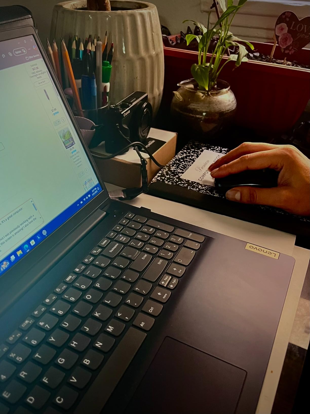 Lenovo IdeaPad 1i Laptop with Office 365 Home and Business • 12GB RAM • 1TB Cloud Storage and 256GB SSD • Intel Core • 14 Anti-Glare Screen • WiFi-6 • 11HR Battery • Windows 11 no Mouse Customer Review Lenovo IdeaPad 1i Laptop with Office 365 Home and Business • 12GB RAM • 1TB Cloud Storage and 256GB SSD • Intel Core • 14 Anti-Glare Screen • WiFi-6 • 11HR Battery • Windows 11 no Mouse - Customer Photo 2