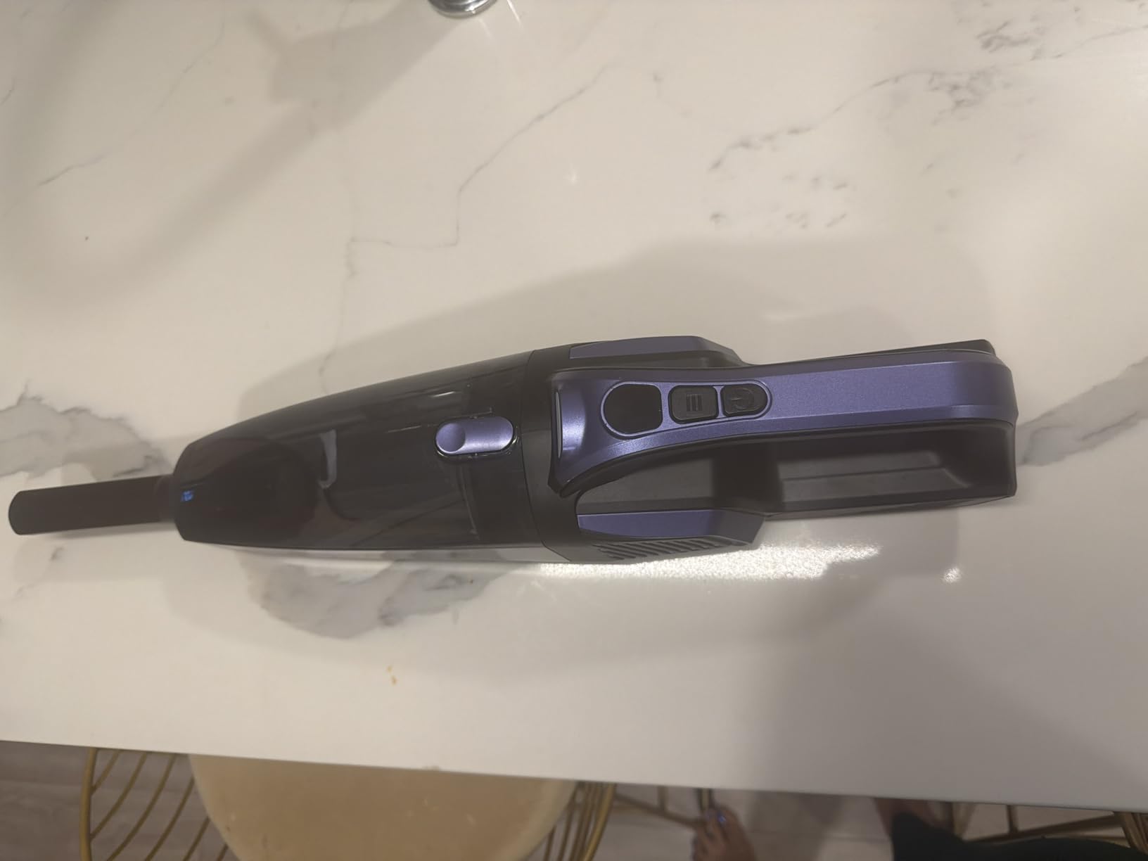 Pet Hair Handheld Vacuum Cordless: 20000PA High Power Car Vacuum with Motorized Brush and LED Light, Rechargeable Hand Held Vacuum Cleaner with Reusable Filter for Car, Home, Office & Pet, Blue - Customer Photo 3