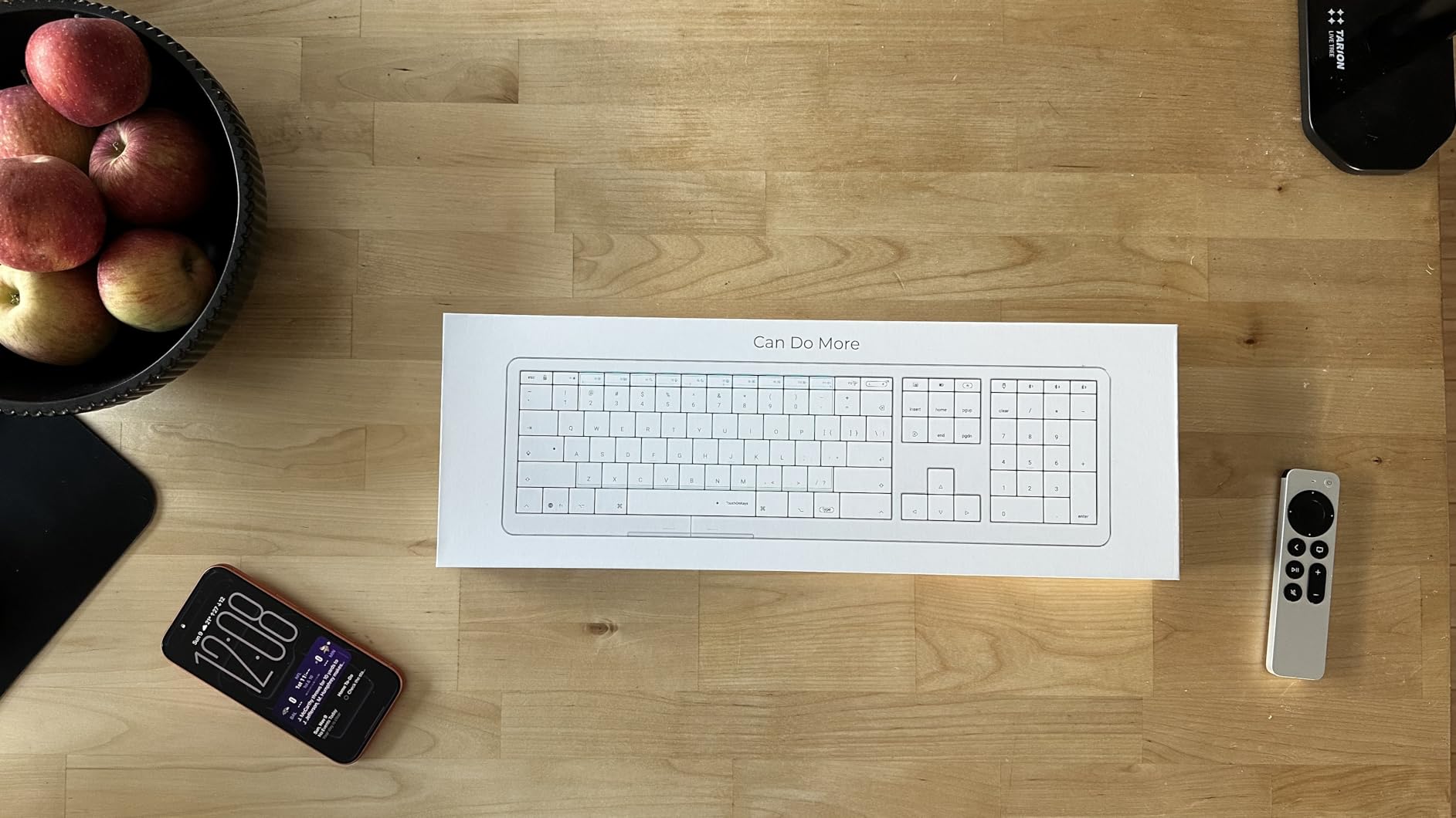 CLVX 1 Windows | Touch On Keys & Gestures AI Keyboard | Bluetooth & USB-C | Low Profile Silent Scissor Keys | Interactive RGB | Aluminum Chassis | Compatible with Windows/Linux/Android - Customer Photo 1