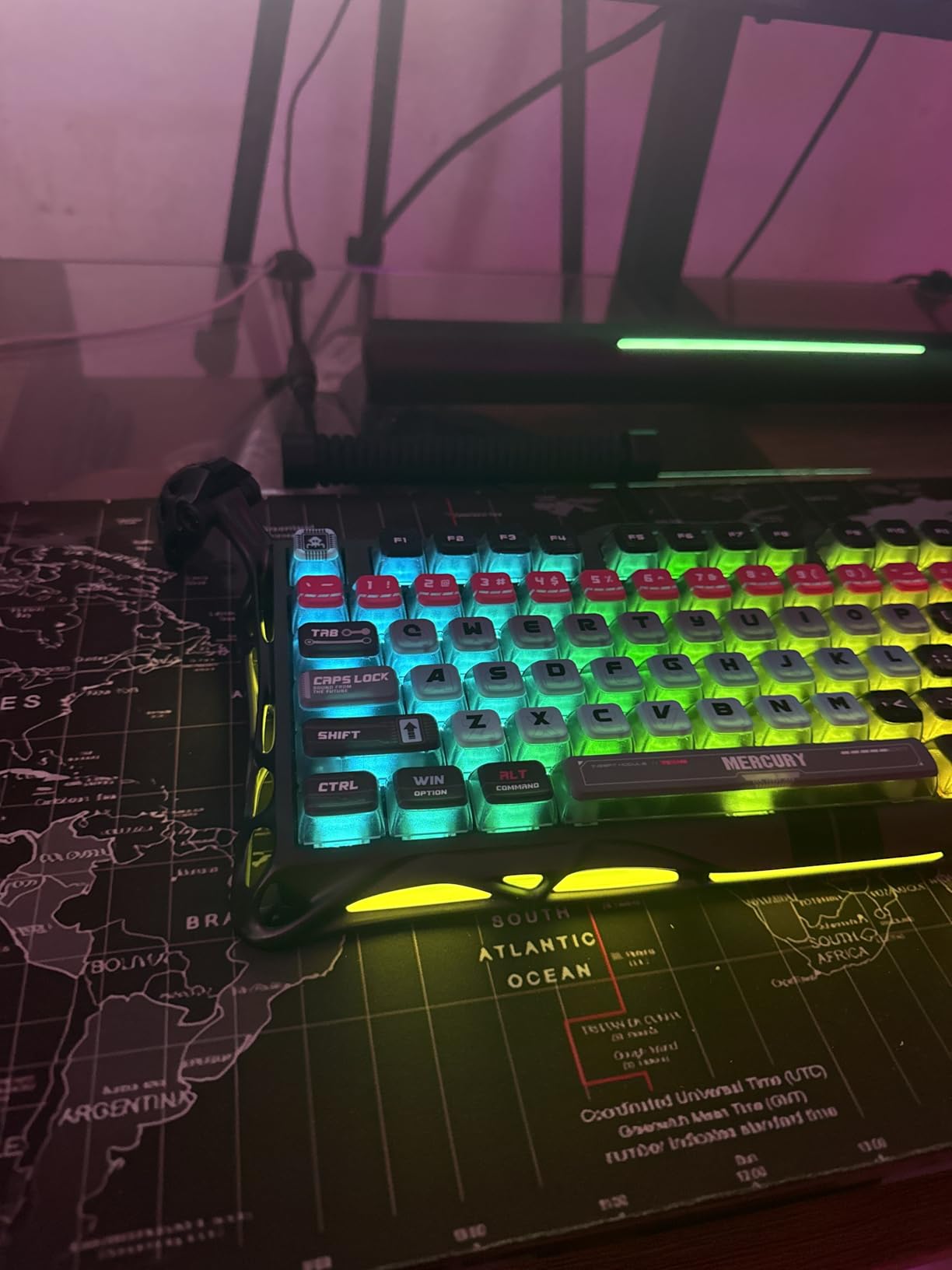 GravaStar Mercury V75 Lite Hall Effect Magnetic Gaming Keyboard – 8KHz Rapid Trigger Wired 75% Keyboard, Adjustable Actuation, Hot-Swappable Switches, Transparent RGB for PC/Mac - Customer Photo 2