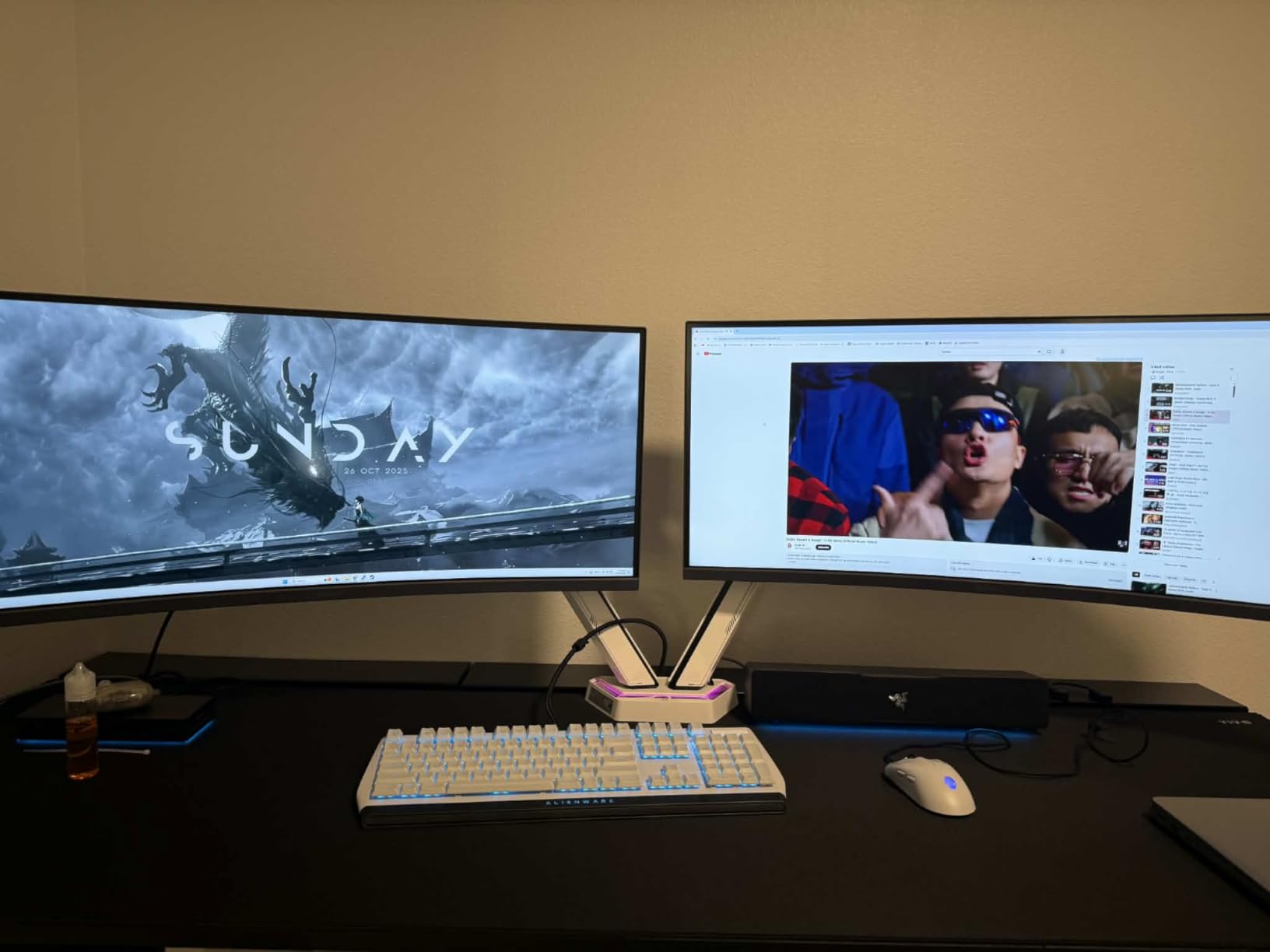 LG 34G600A-B 34-inch Ultragear WQHD (3440 x 1440) Curved Gaming Monitor 160Hz, AMD FreeSync Premium, HDR10, Built-in Speaker, Reader Mode, HDMI 2.1, DisplayPort, Tilt/Height/Swivel Stand, Black Customer Review LG 34G600A-B 34-inch Ultragear WQHD (3440 x 1440) Curved Gaming Monitor 160Hz, AMD FreeSync Premium, HDR10, Built-in Speaker, Reader Mode, HDMI 2.1, DisplayPort, Tilt/Height/Swivel Stand, Black - Customer Photo 1