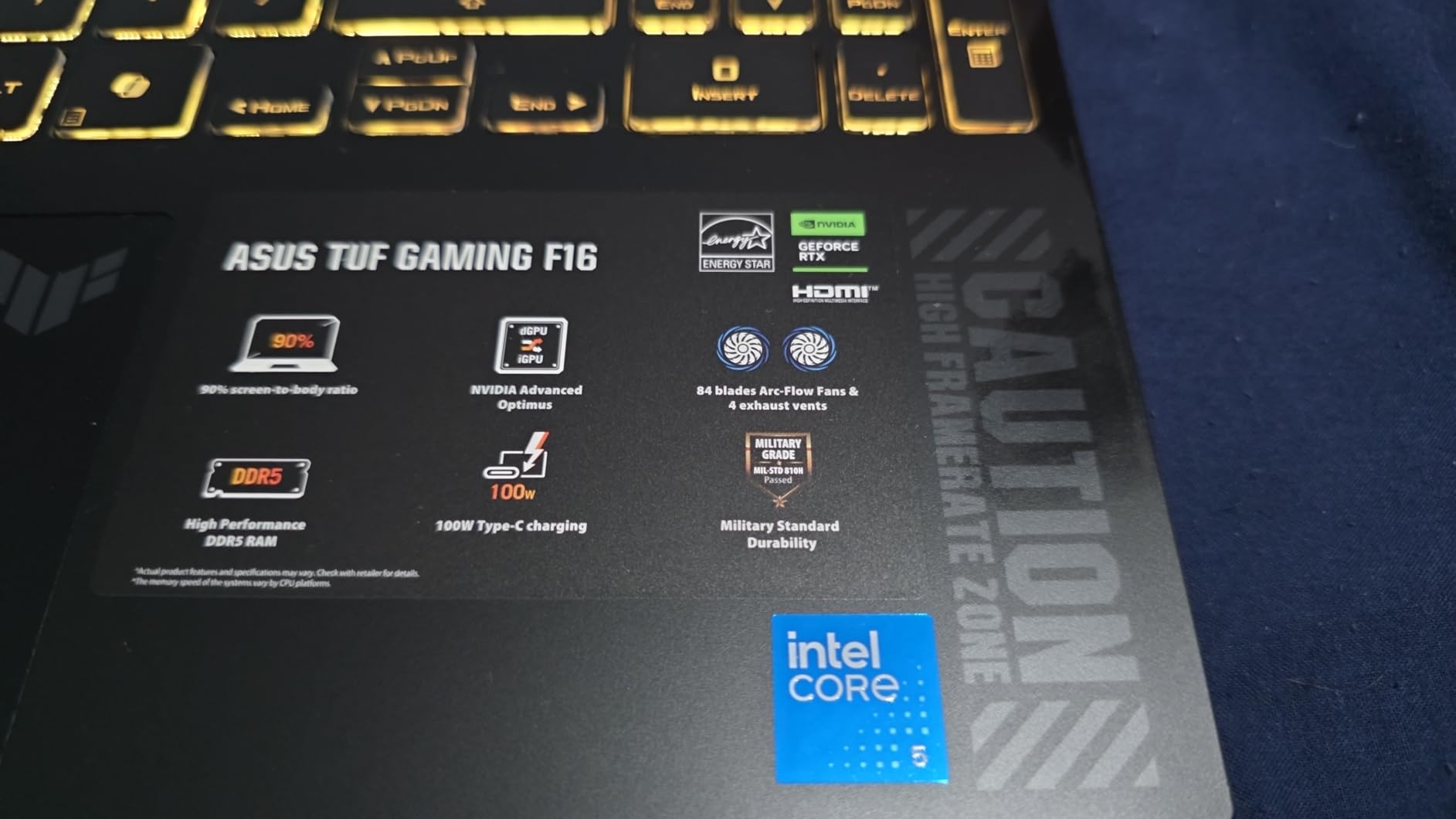 ASUS TUF Gaming F16 (2025) Gaming Laptop, 16 ASUS TUF Gaming F16 (2025) Gaming Laptop, 16
