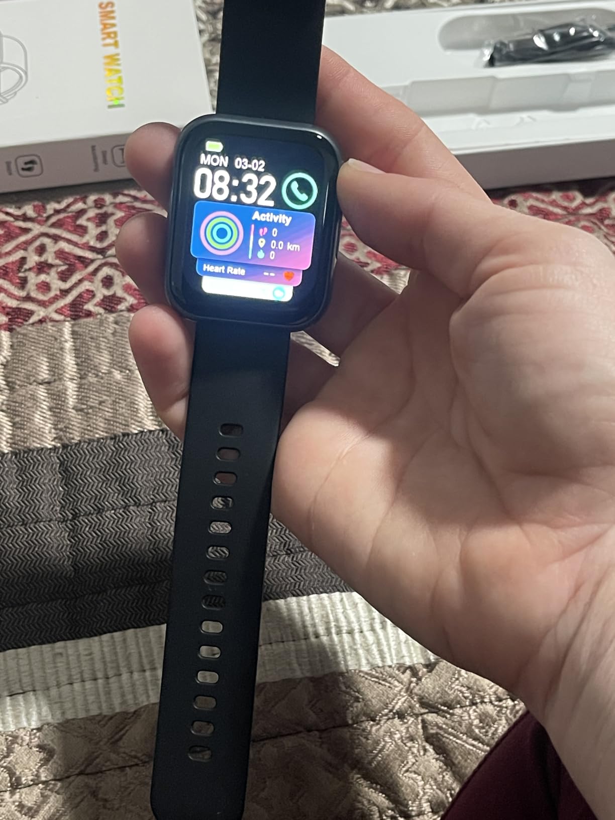 Smart Watch for Men Women, 1.85