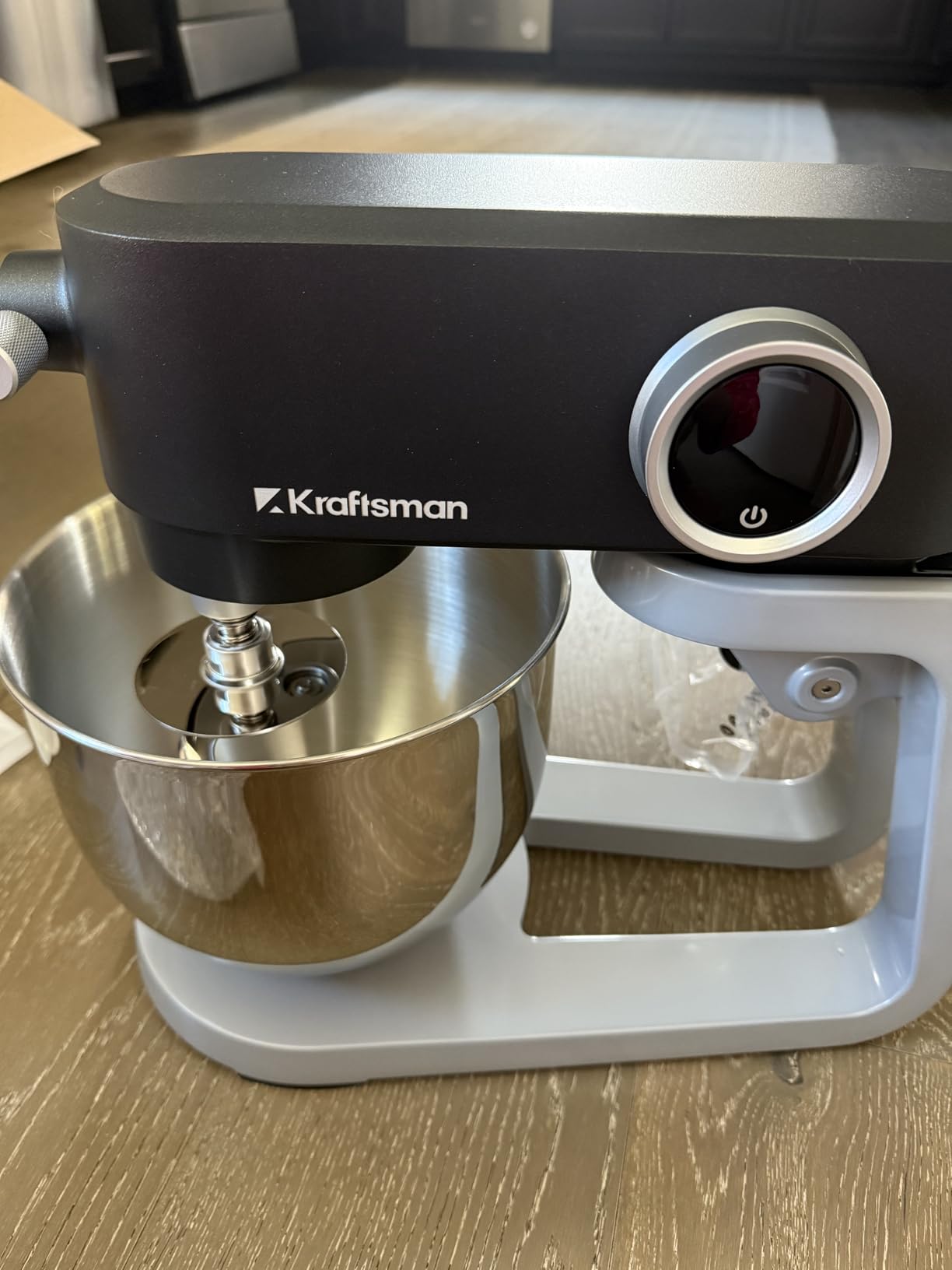 Stand Mixer All Metal - Heavy Duty Kitchen Standing Mixer 5.3 Quart with 4 Stainless Steel Attachments, DC Motor & Multifunctional Power Hub, 8-Speed & Timer, Lower Noise (Black) - Customer Photo 3