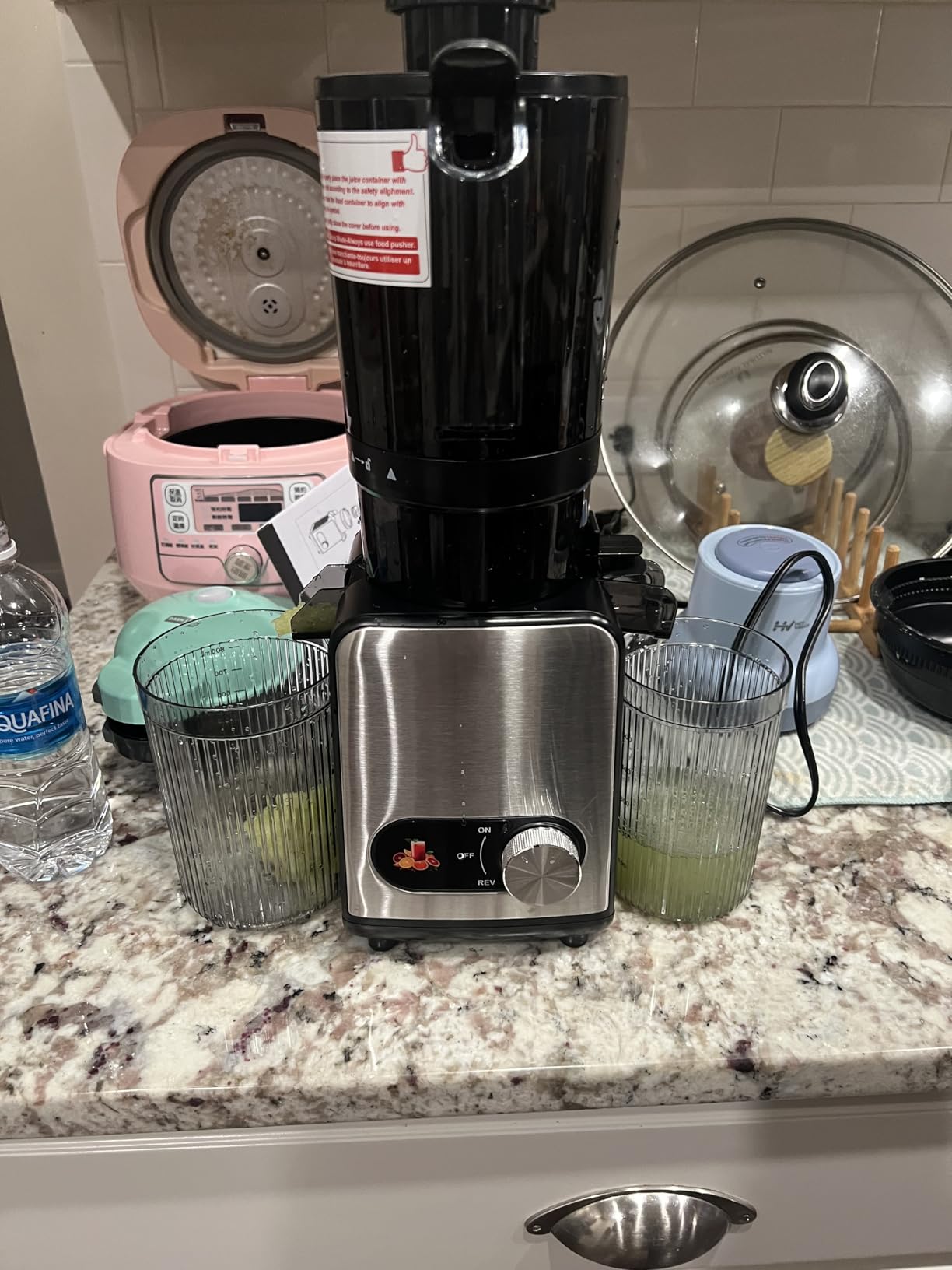 AGLUCKY Cold Press Juicer Machines, 4.35 AGLUCKY Cold Press Juicer Machines, 4.35