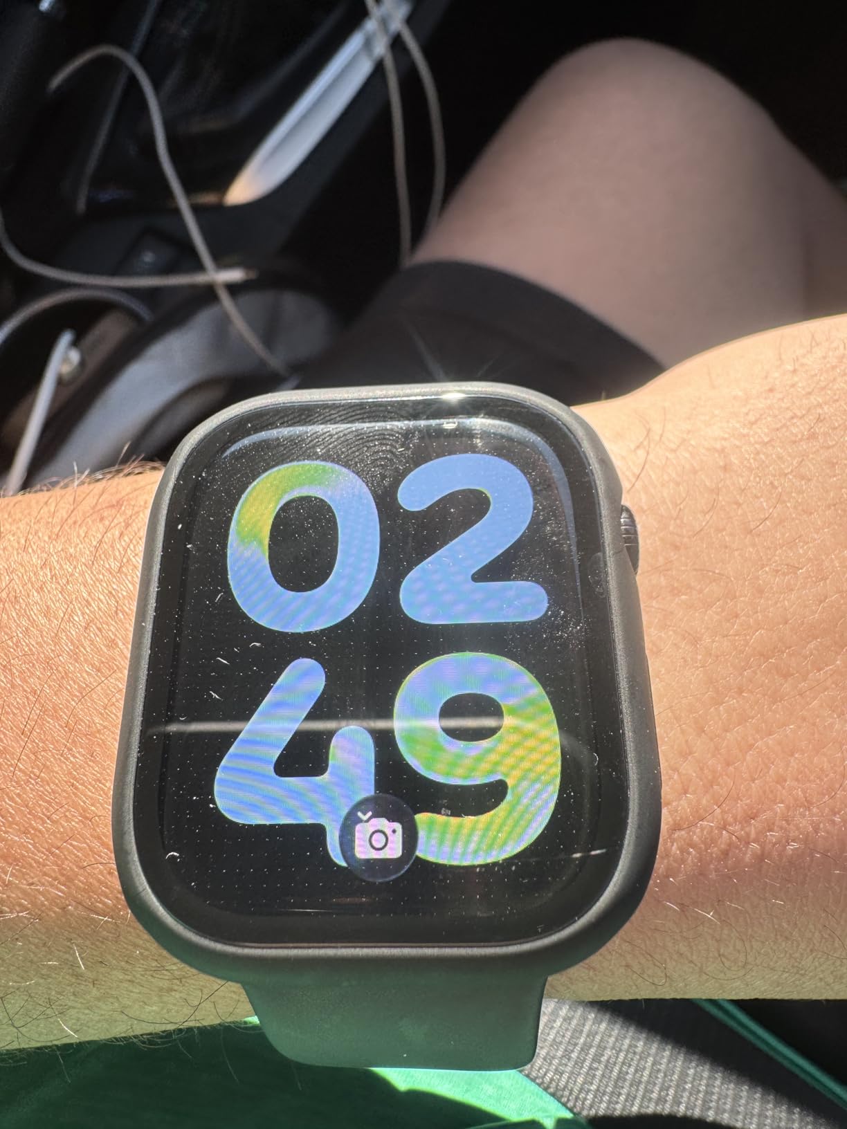Apple Watch Series 11 [GPS 46mm] Smartwatch with Jet Black Aluminum Case with Black Sport Band - M/L. Sleep Score, Fitness Tracker, Health Monitoring, Always-On Display, Water Resistant - Customer Photo 3