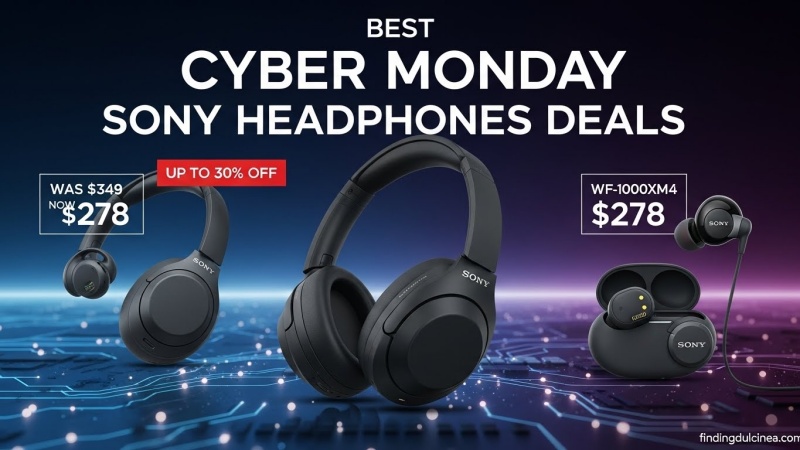 Best Cyber Monday Sony Headphones Deals