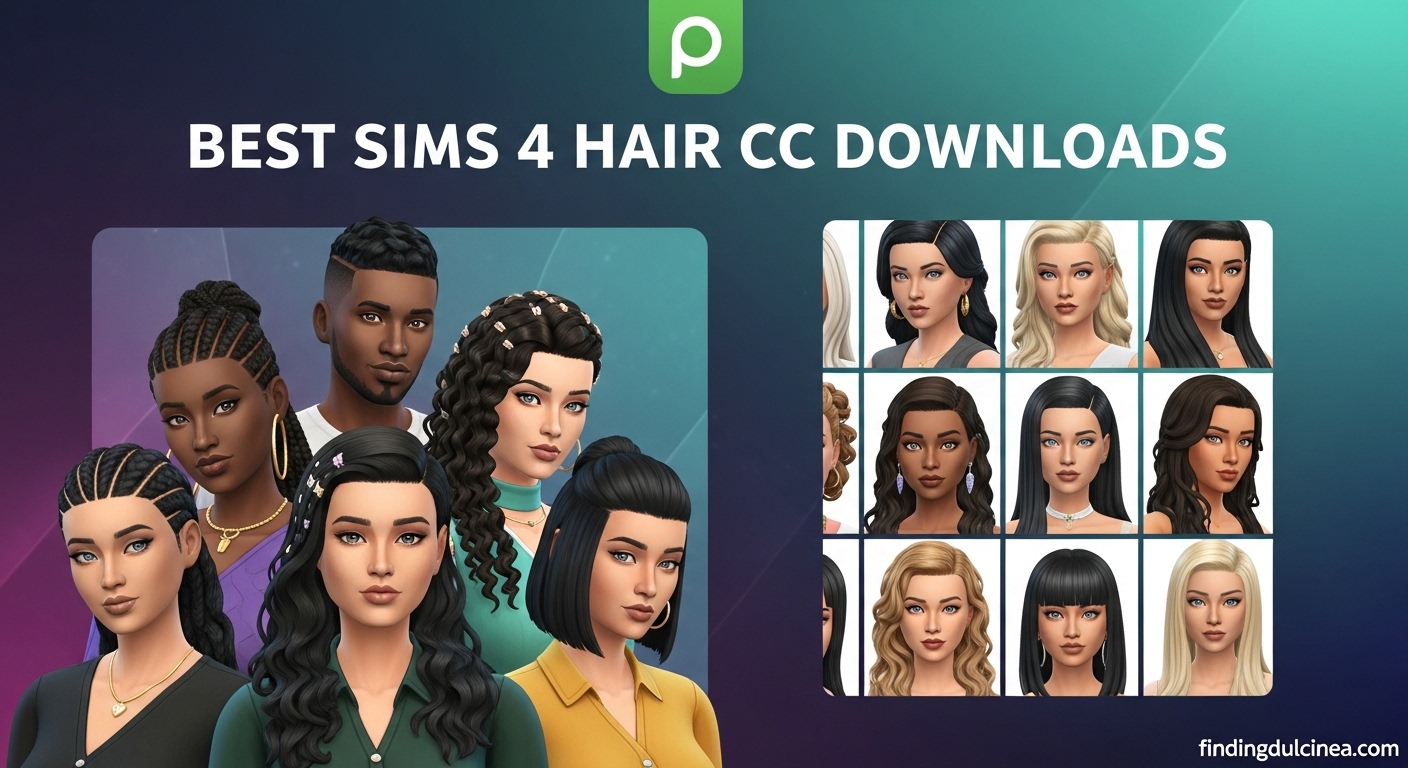 Best Sims 4 Hair CC Downloads
