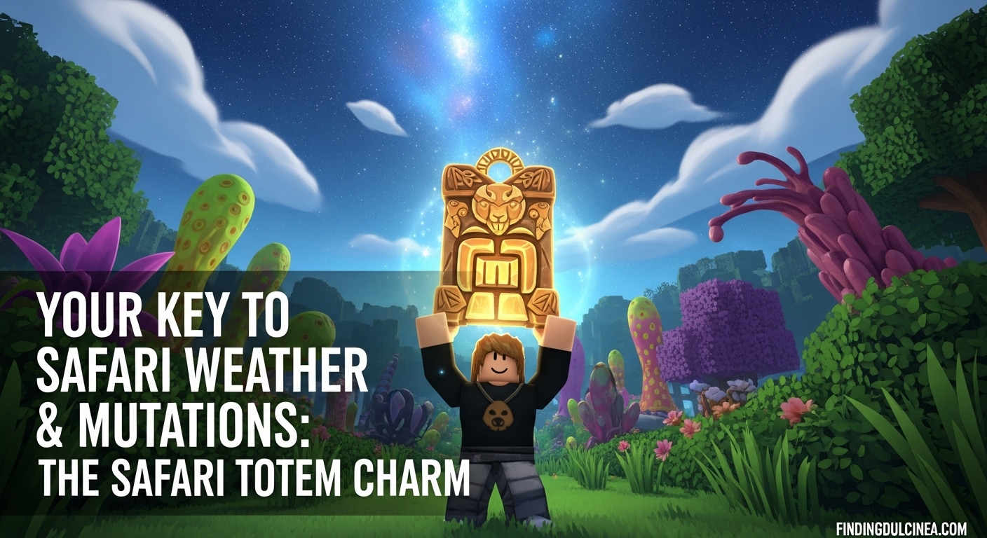 Grow a Garden Safari Totem Charm