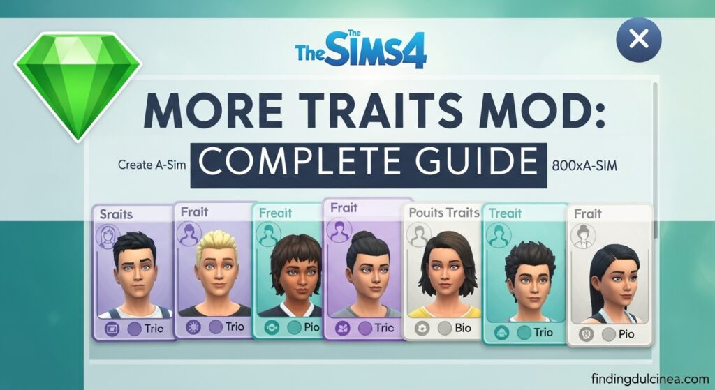 Sims 4 More Traits in CAS