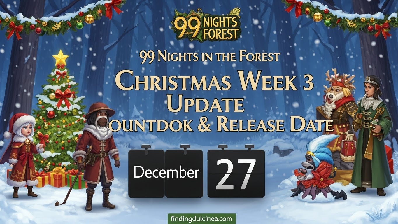 99 Nights in the Forest Christmas Week 3 Update Countdown & Release Date