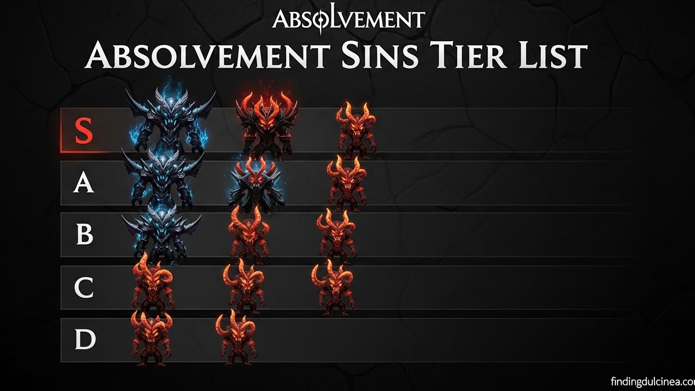 Absolvement Sins Tier List