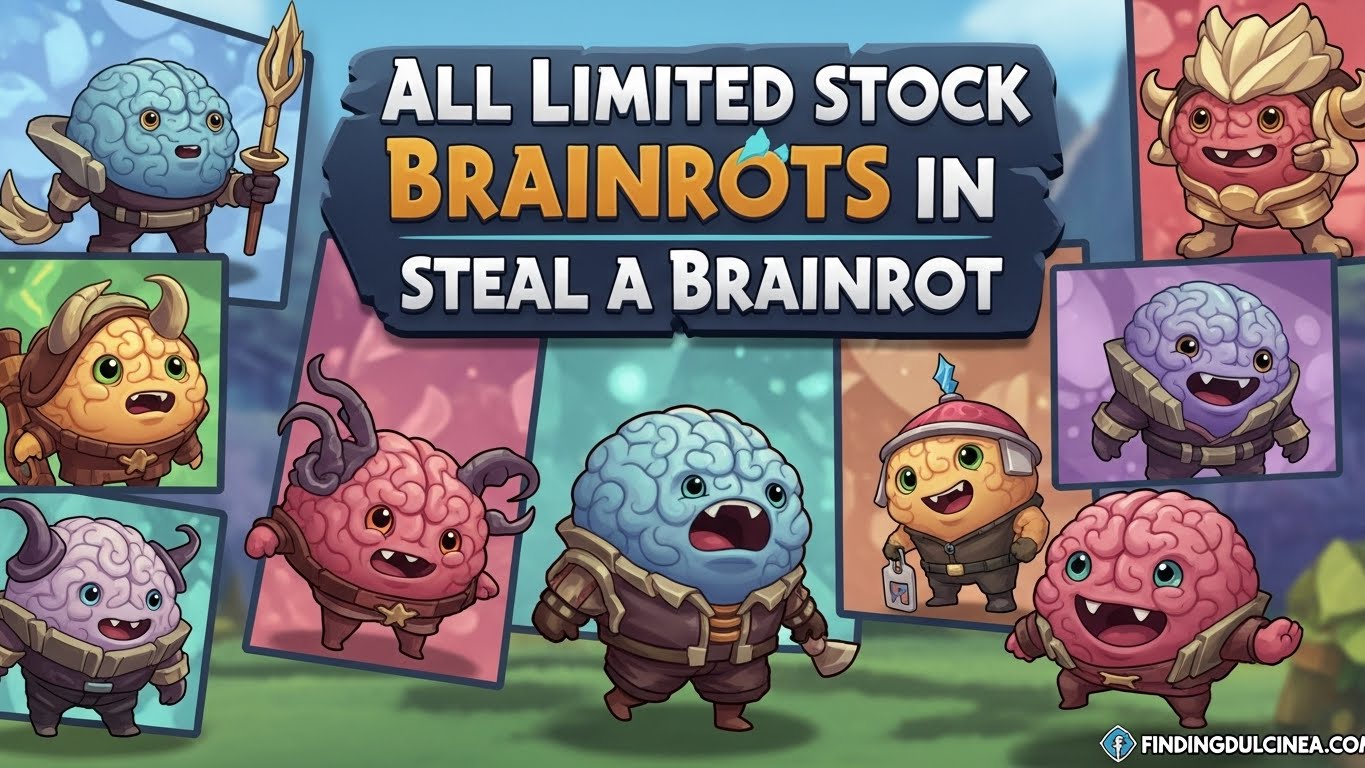 All Limited Stock Brainrots in Steal a Brainrot