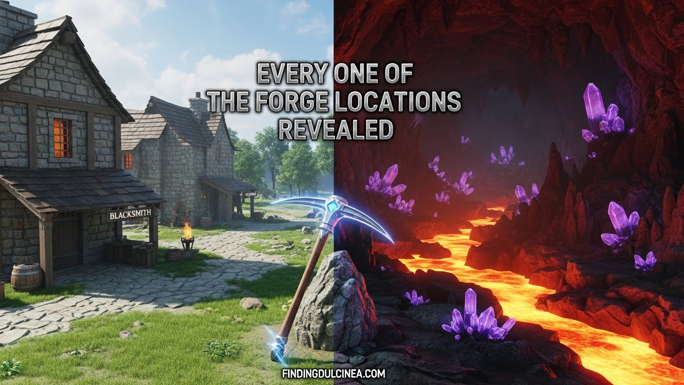 All The Forge Locations & Hidden Areas