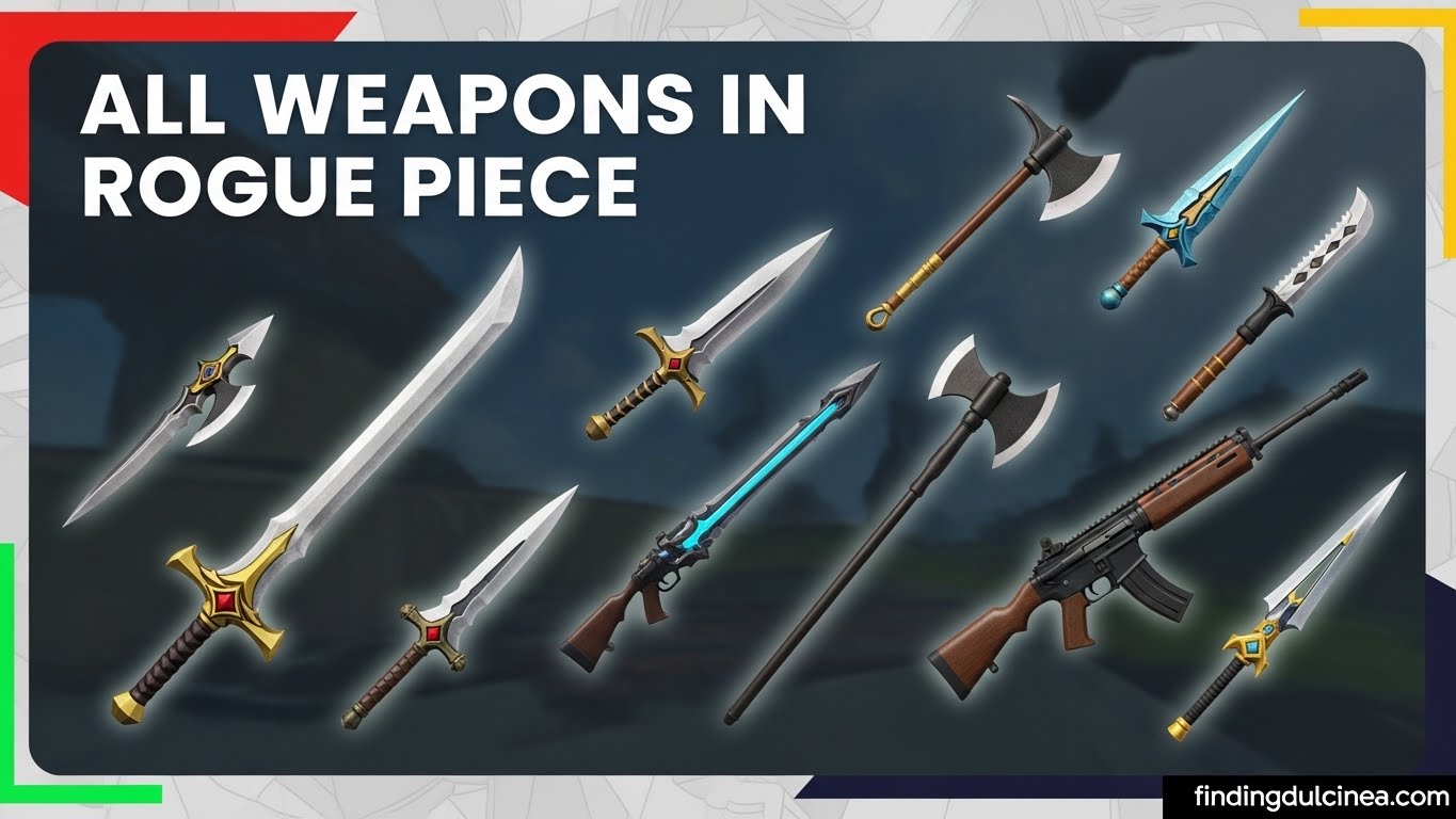 All Weapons in Rogue Piece
