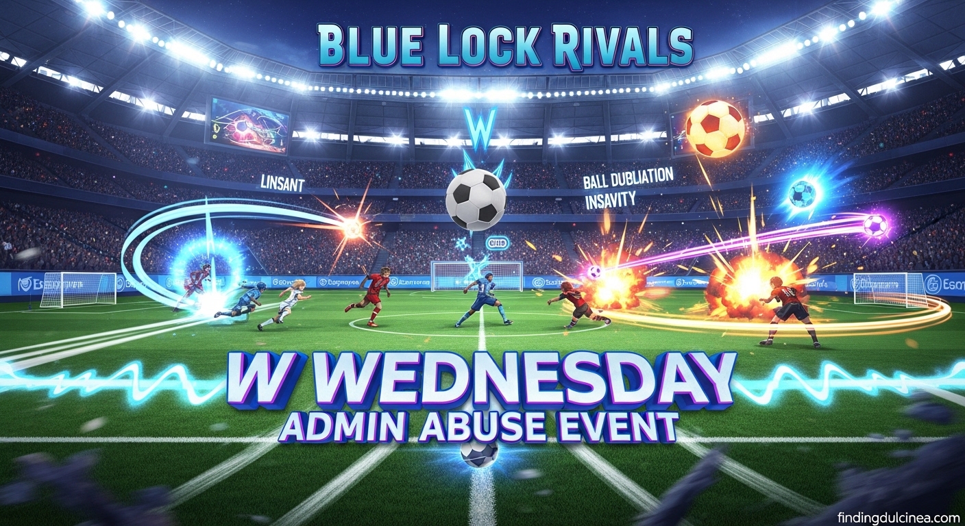 Blue Lock Rivals W Wednesday Admin Abuse Event