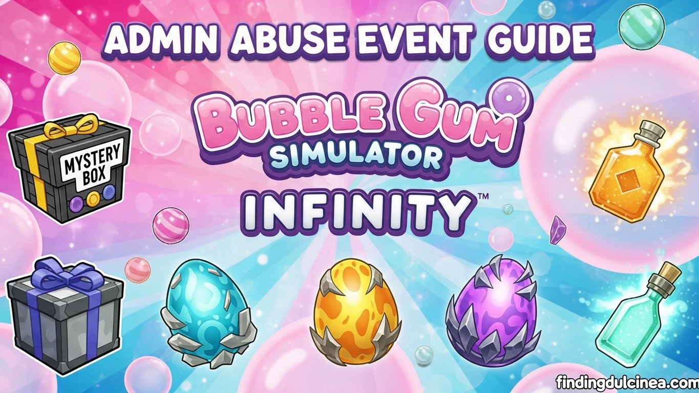 Bubble Gum Simulator INFINITY Admin Abuse Event
