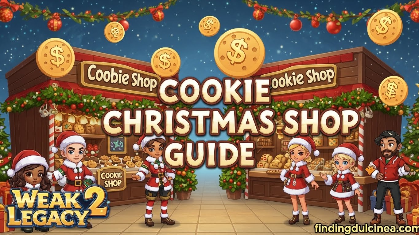 Cookie Christmas Shop Weak Legacy 2 Guide