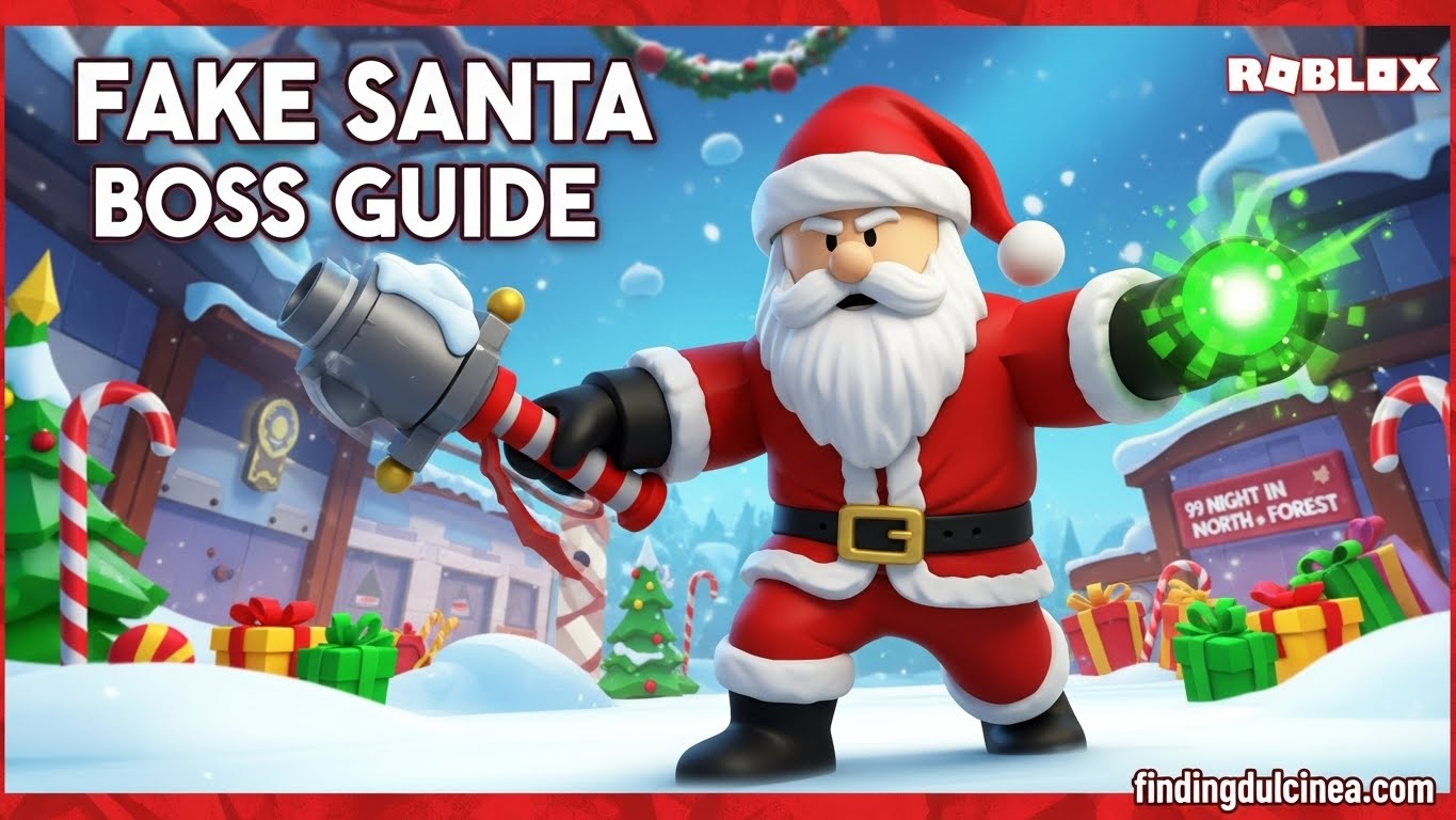 Fake Santa Boss in 99 Nights in the Forest