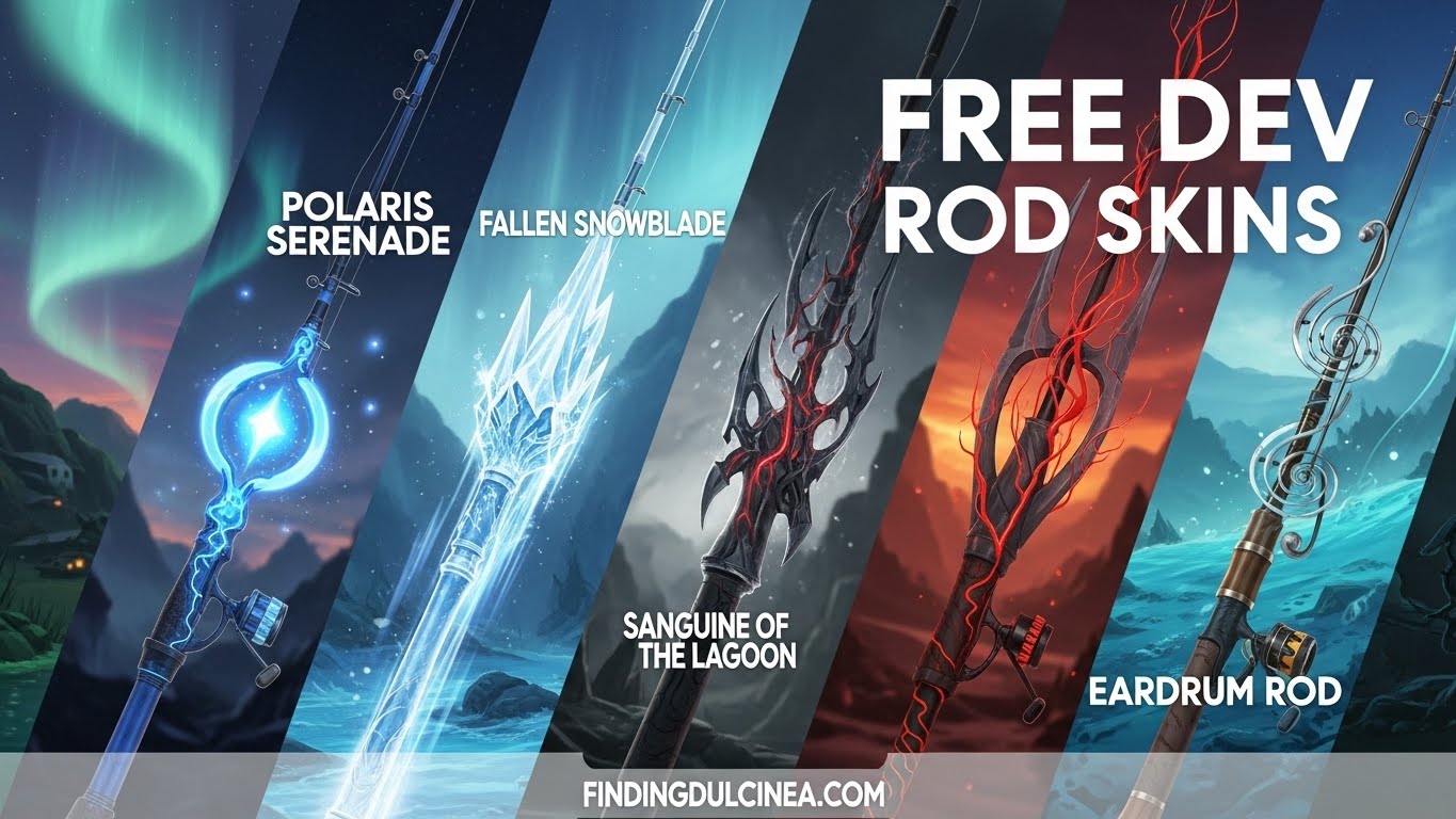 Fisch: Get 5 Free Dev Rod Skins