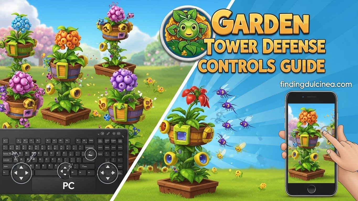 Garden Tower Defense Controls Guide