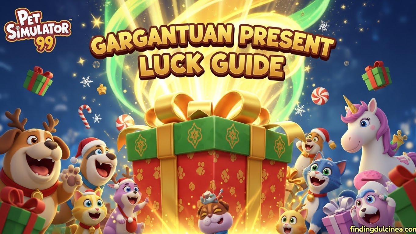 Gargantuan Present Luck Pet Simulator 99 Guide