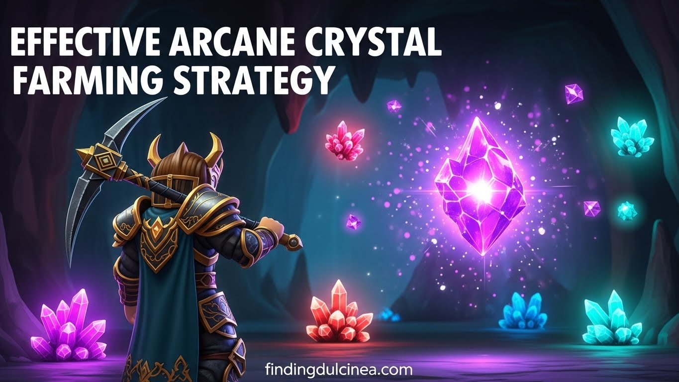 Goblin Cave Arcane Crystal Farming Location