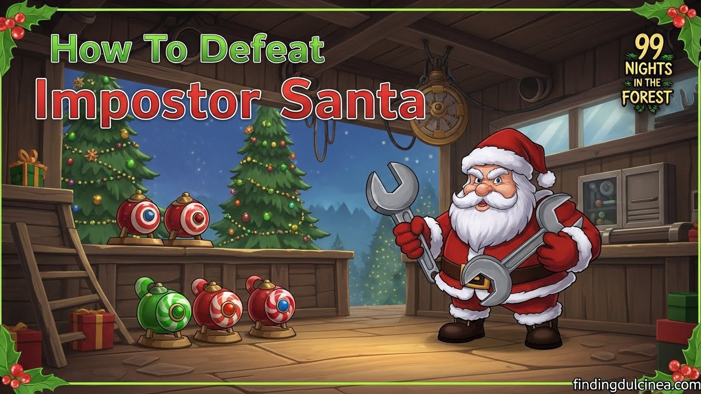 How To Defeat Impostor Santa in 99 Nights in the forest