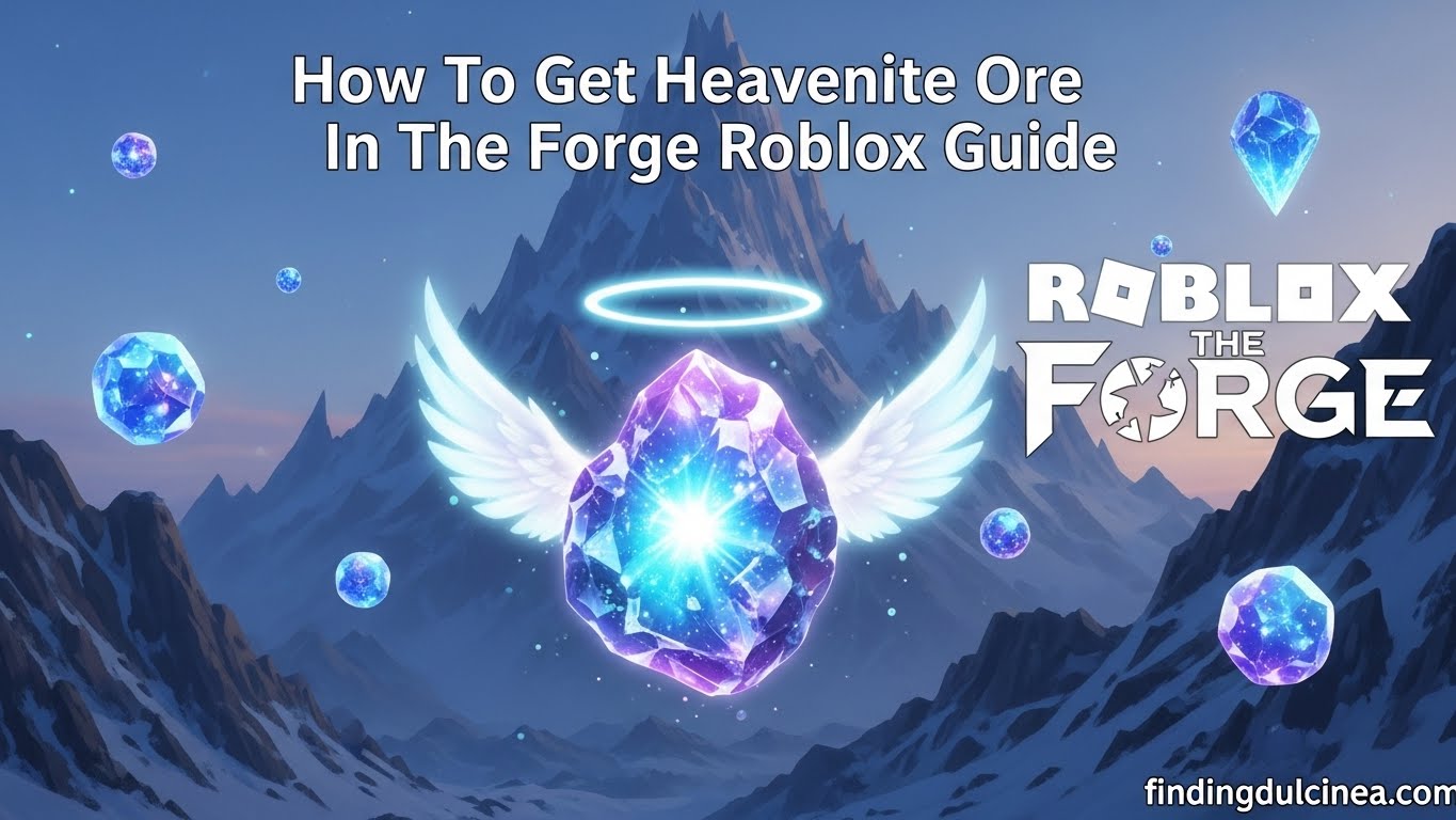 How To Get Heavenite Ore In The Forge Roblox Guide