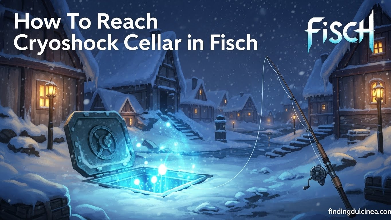 How To Reach Cryoshock Cellar in Fisch