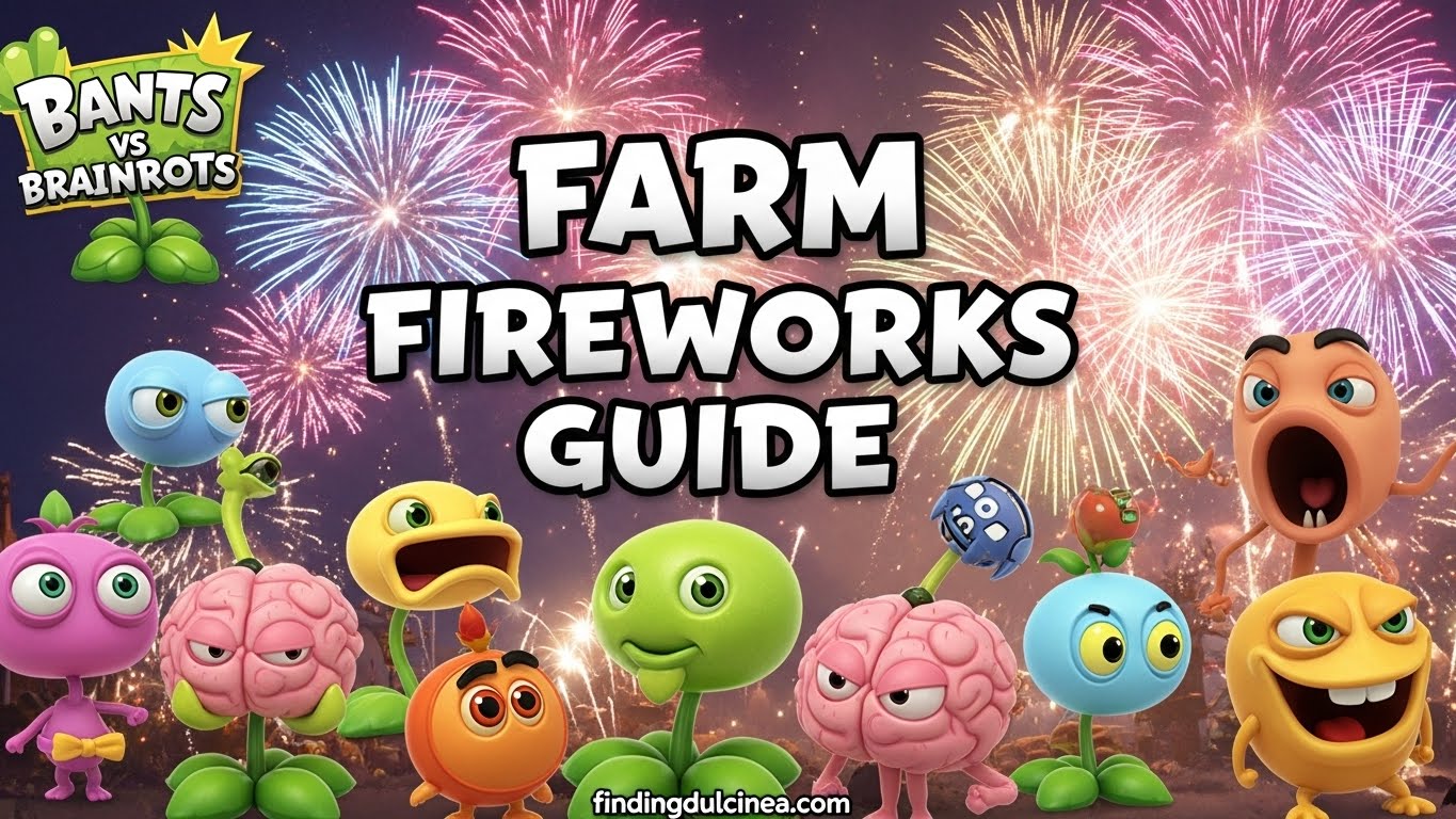 How to Collect Farm Fireworks in Plants vs Brainrots
