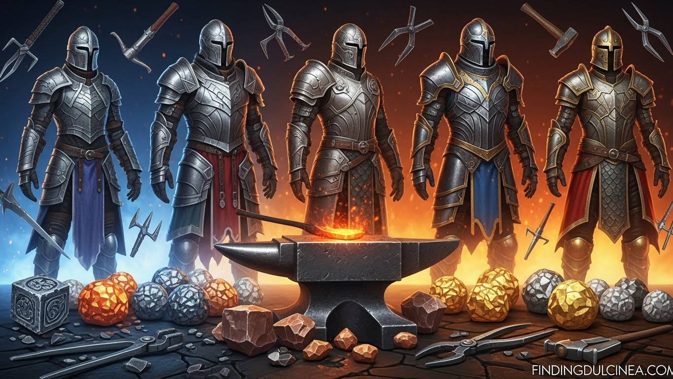 How to Craft All Armors in the Forge