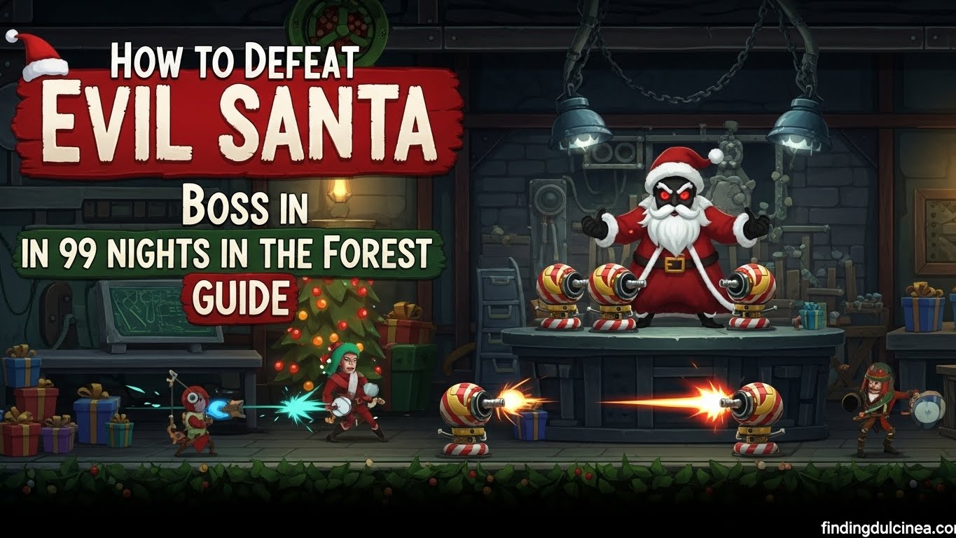 How to Defeat Evil Santa Boss in 99 Nights in the Forest Guide